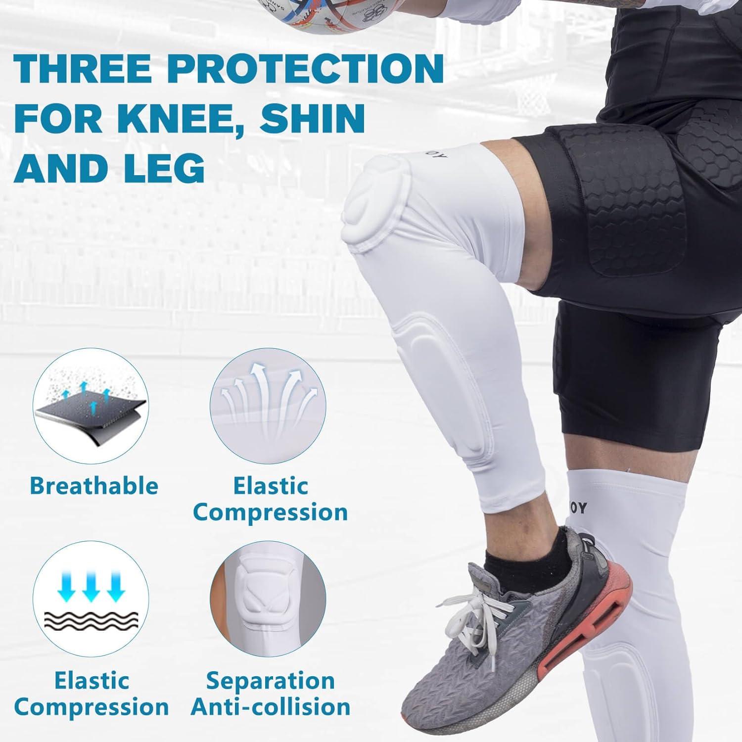 Rodillera Protectora TUOY para Fútbol y Deportes - Tamaño Grande