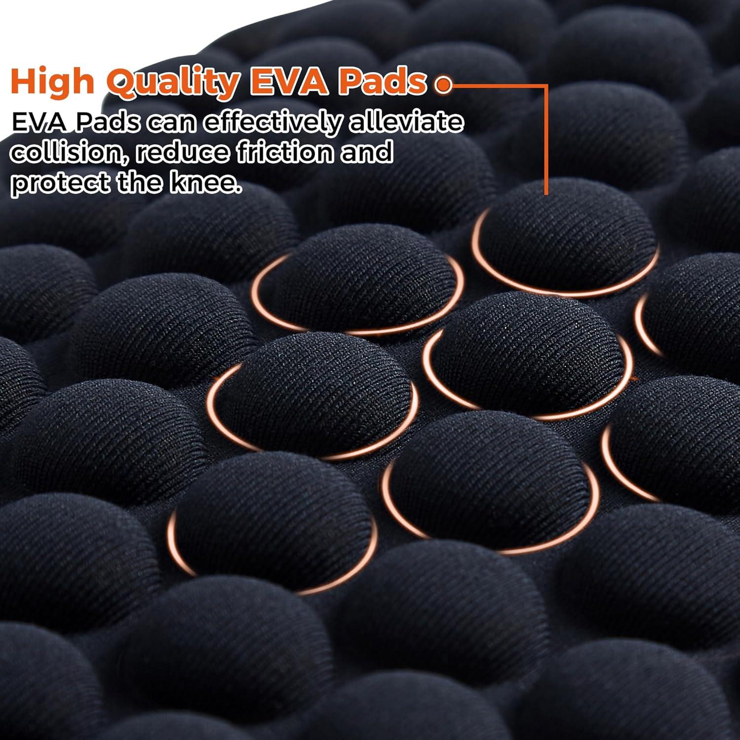 Rodilleras de Compresión COOLOMG para Niños y Adultos - Negras M