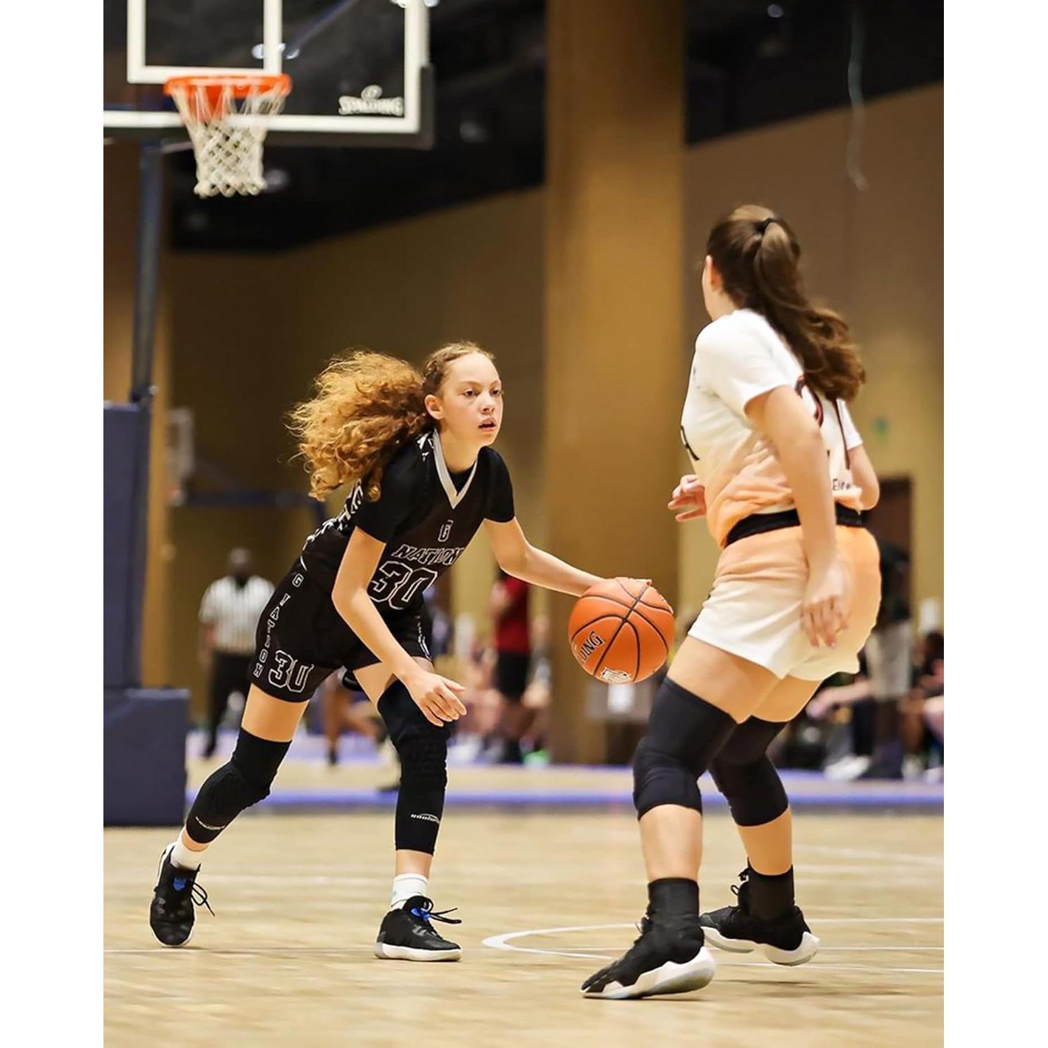 Rodilleras de Compresión COOLOMG para Niños y Adultos - Negras M