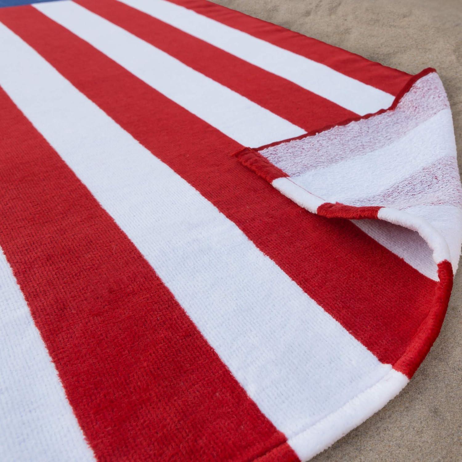 Toalla de Playa Softerry Bandera Americana 76 x 152 cm 100% Algodón