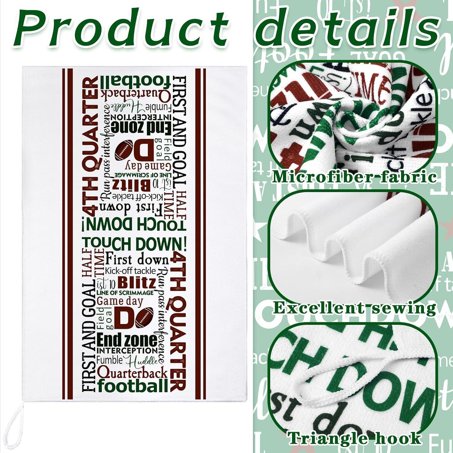 6 Toallas de Cocina Decorativas FuWeave Fútbol 40x60 cm