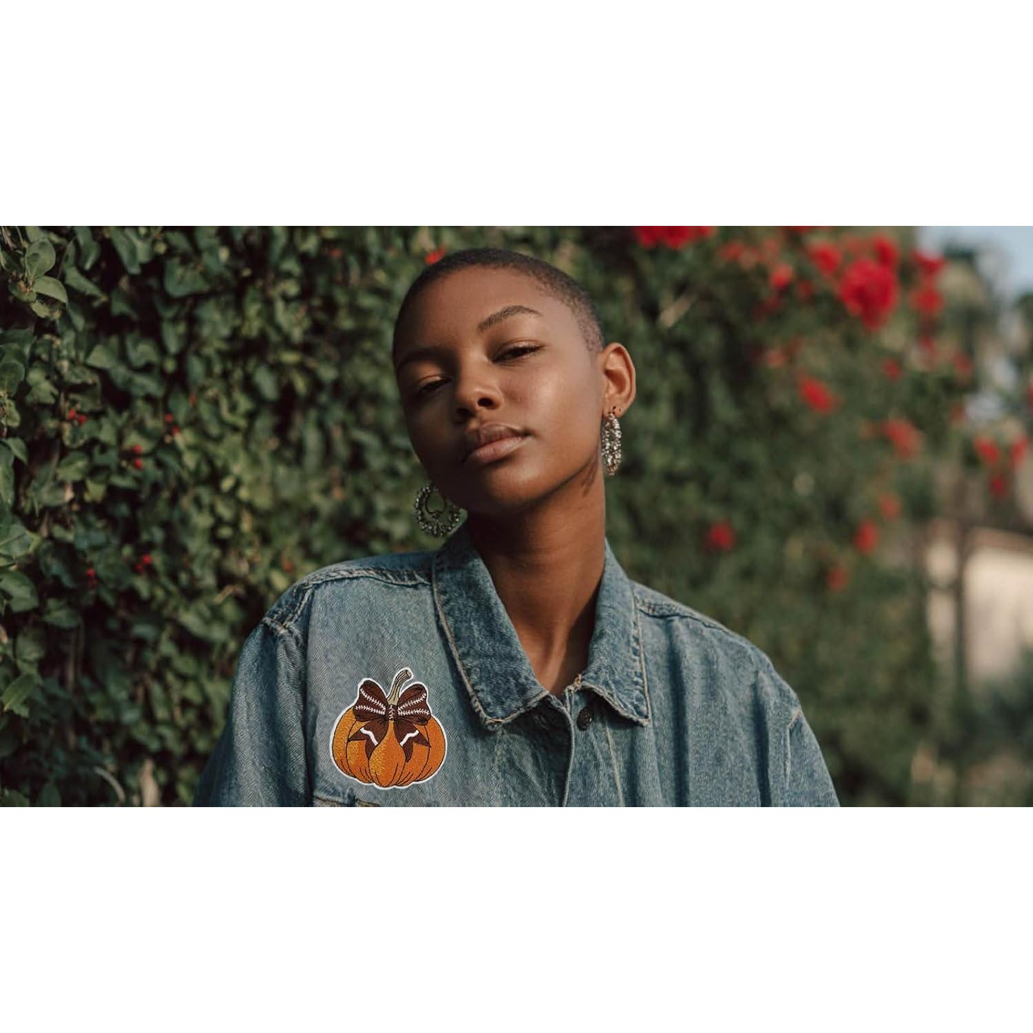 Parche Bordado Termoadhesivo Calabaza Fútbol Cute-Patch 8.89 cm