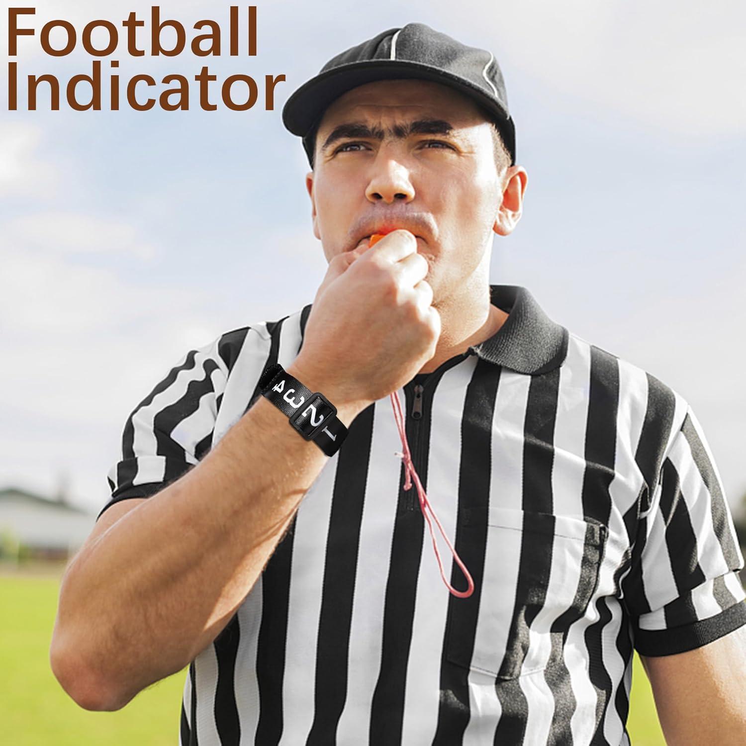 Equipo de Árbitro de Fútbol Watayo - 5 Piezas Nylon Negro