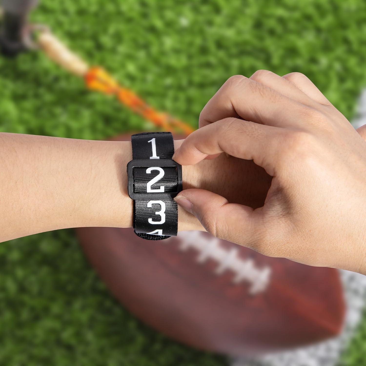 Equipo de Árbitro de Fútbol Watayo - 5 Piezas Nylon Negro