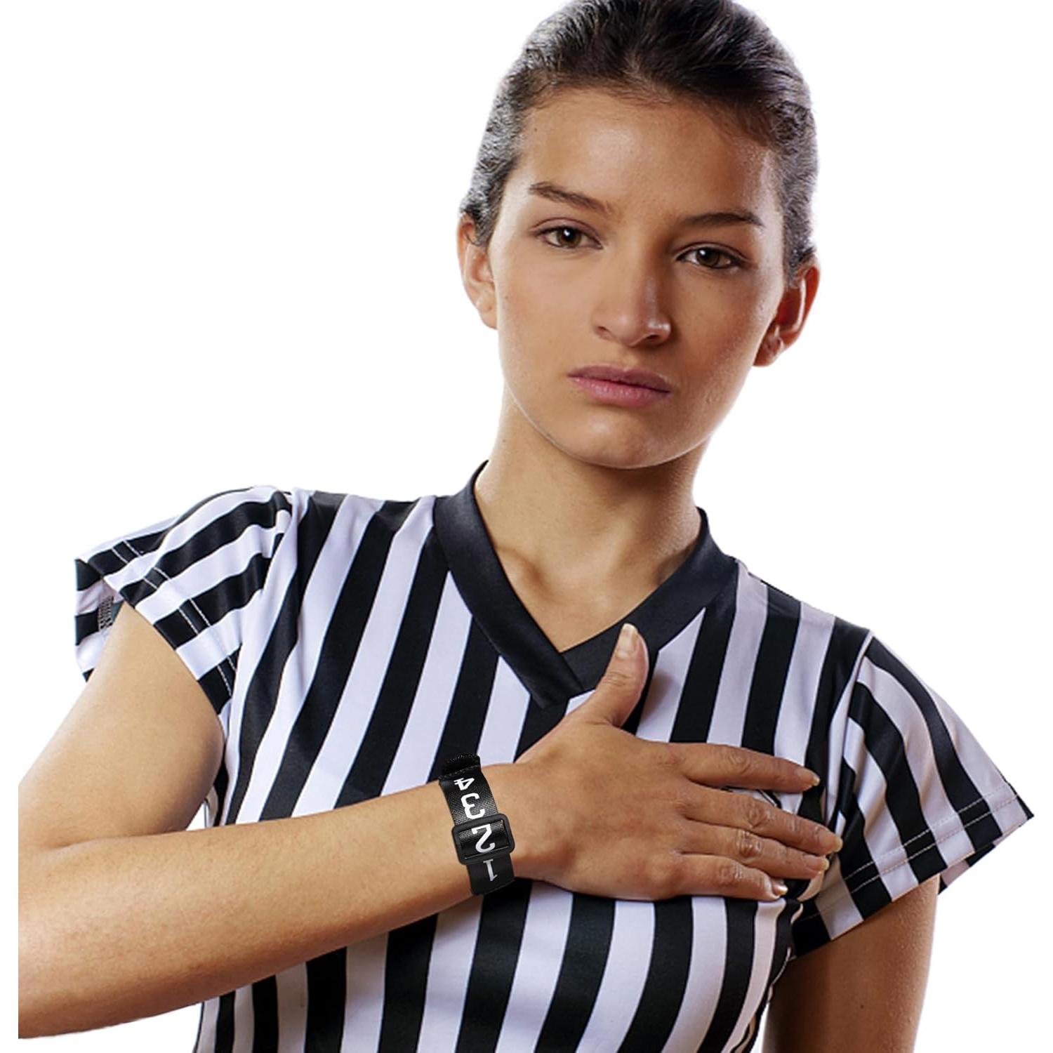 Equipo de Árbitro de Fútbol Watayo - 5 Piezas Nylon Negro