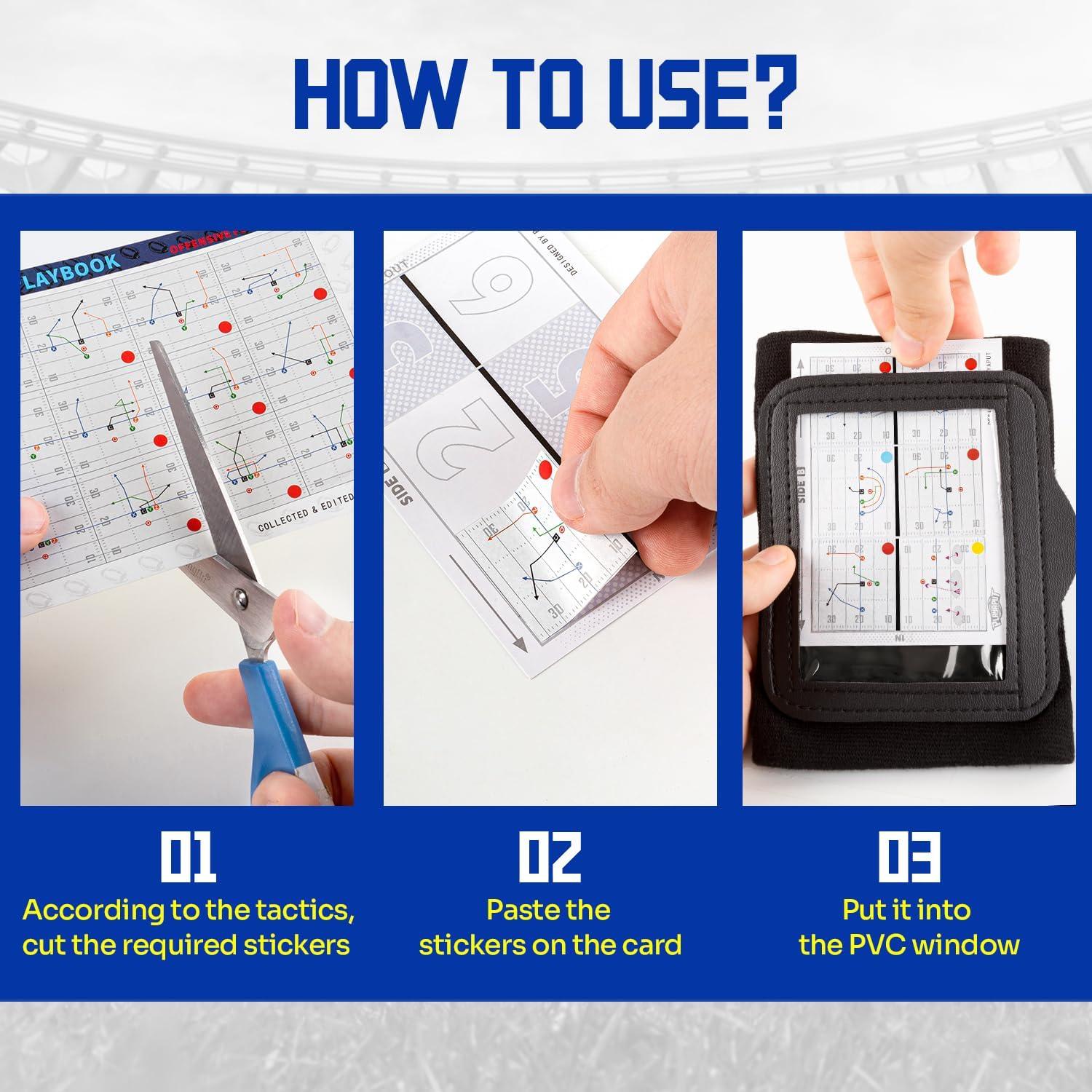 Paquete de 5 Pulseras de Fútbol PLAYAPUT con Tarjetas y Pegatinas