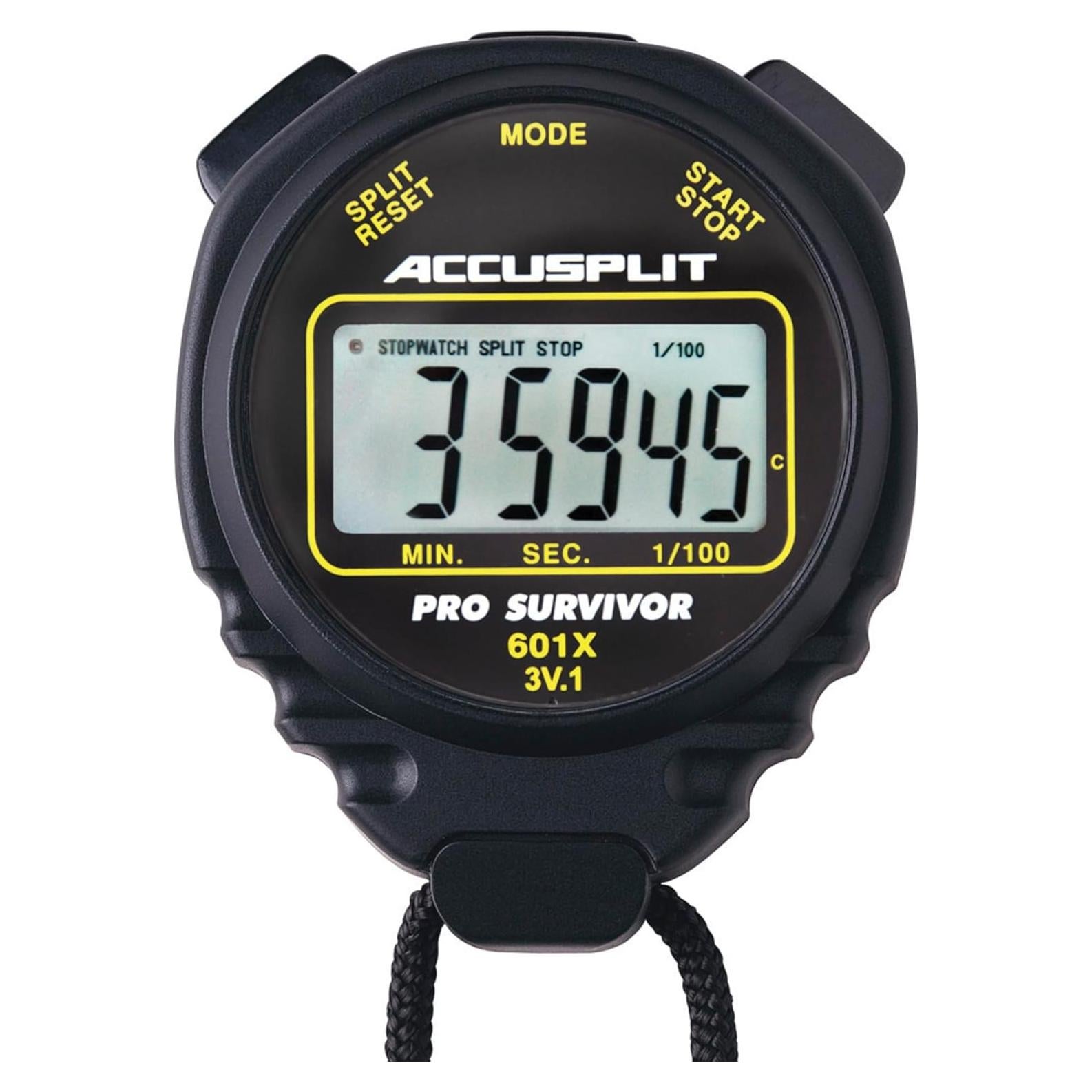 Cronómetro ACCUSPLIT Pro Survivor A601X Pantalla XL