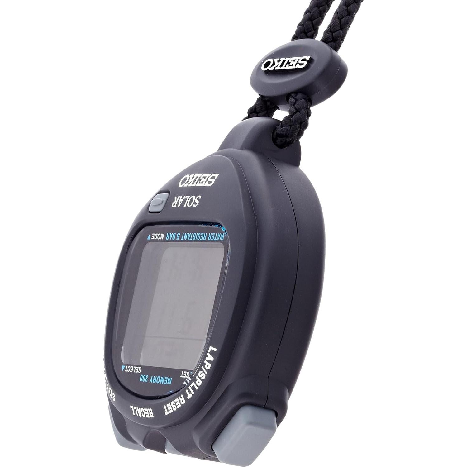 Cronómetro Solar Seiko SVAJ001 Negro 300 Memorias