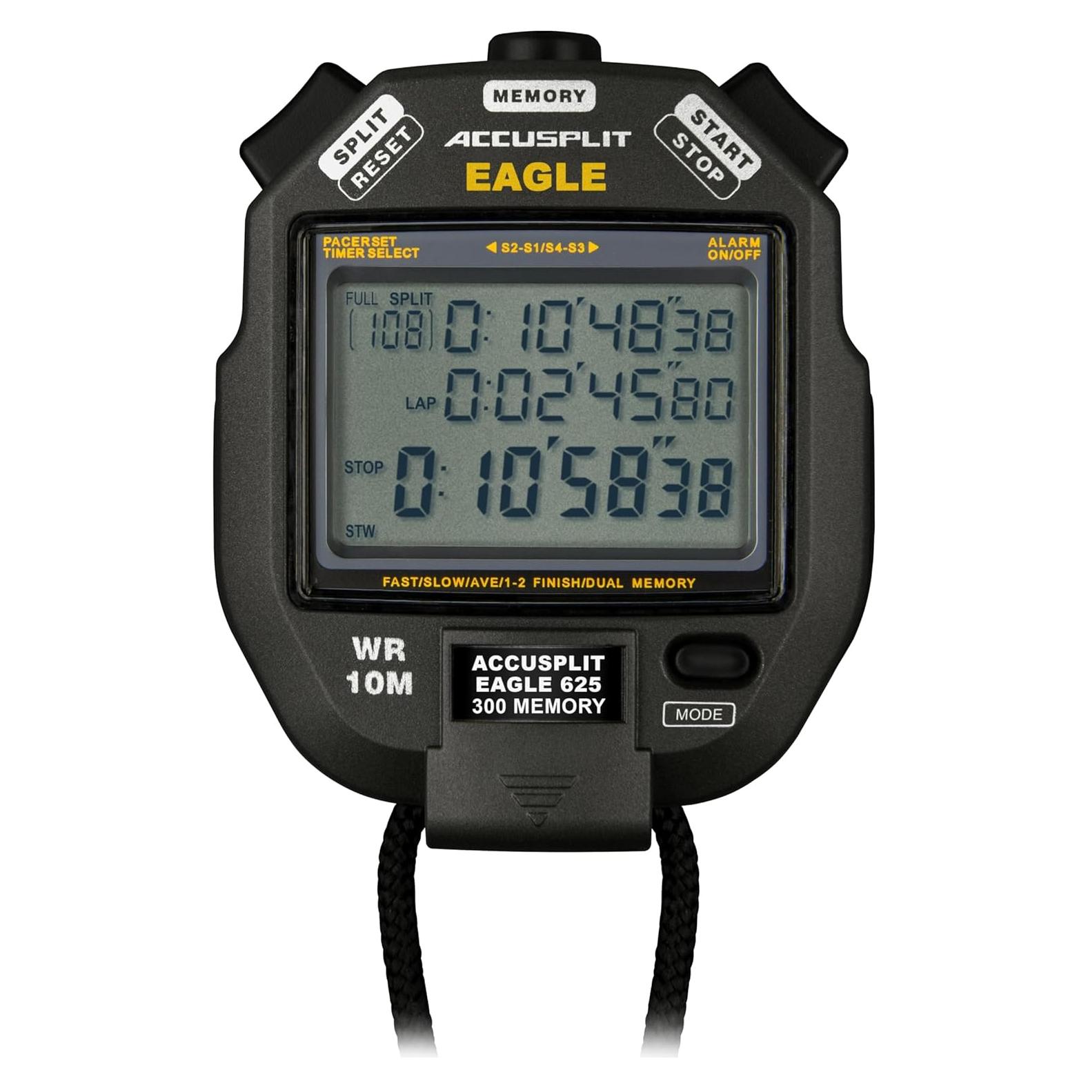 Cronómetro Profesional ACCUSPLIT AE625M300 300 Memorias