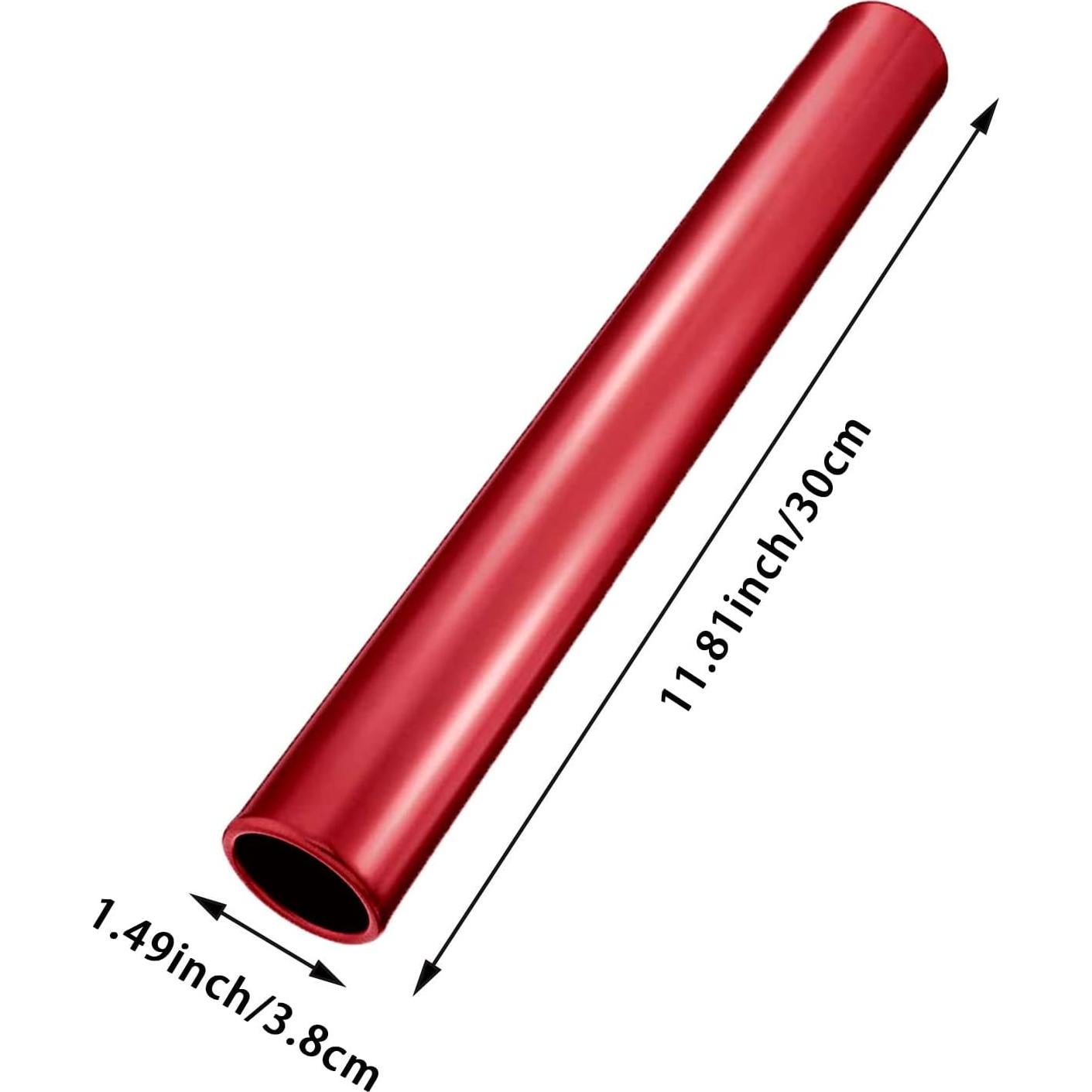 Bastón de relevos Flylin de aluminio 29cm - 3 piezas