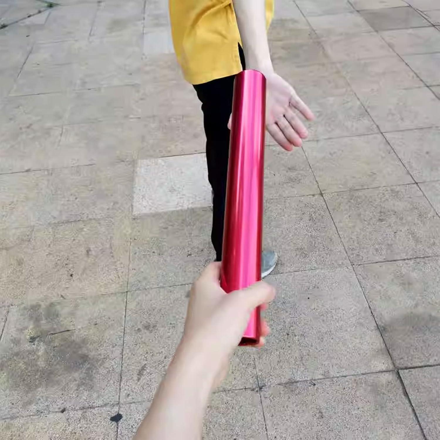 Bastón de relevos Flylin de aluminio 29cm - 3 piezas