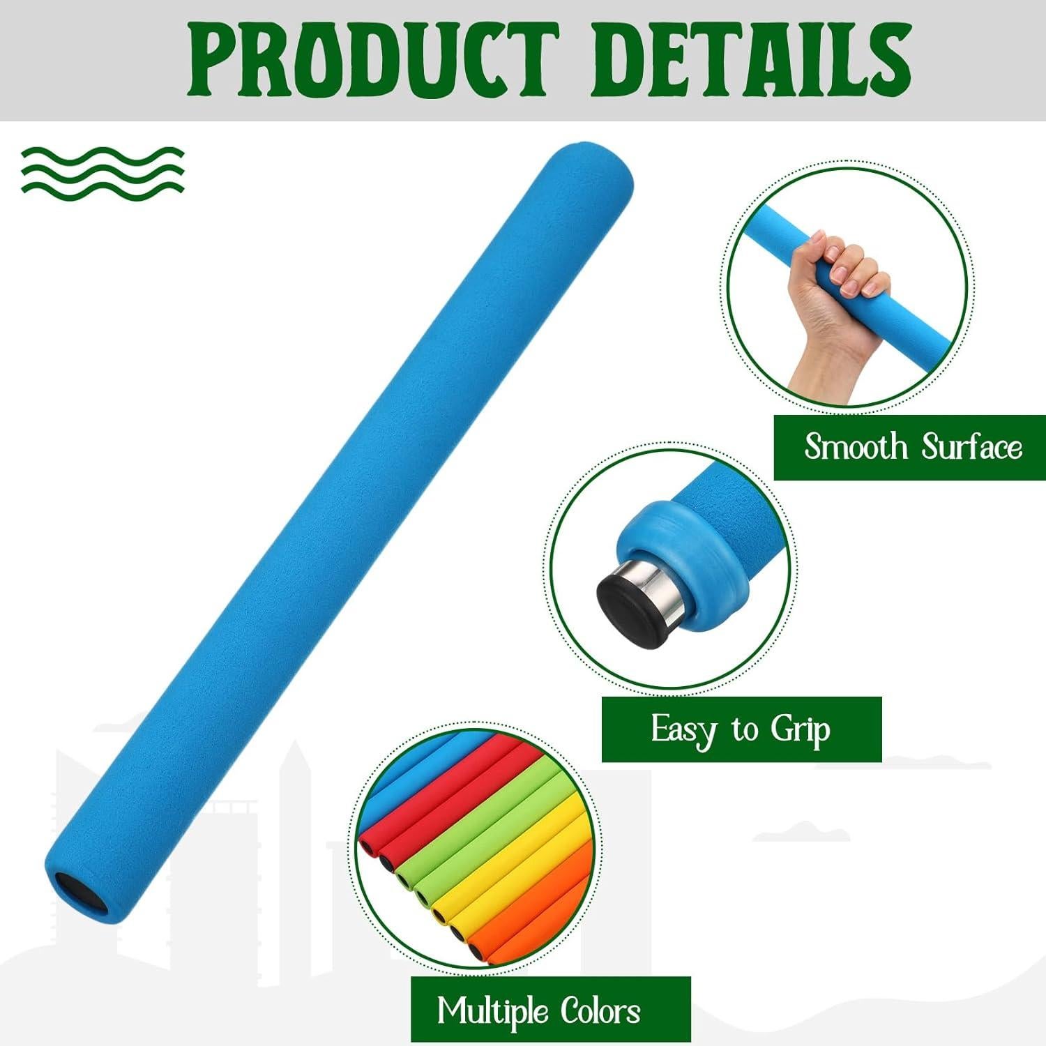 Testigos de Relevo de Atletismo Hiboom 10 Pcs Multicolor 30 cm