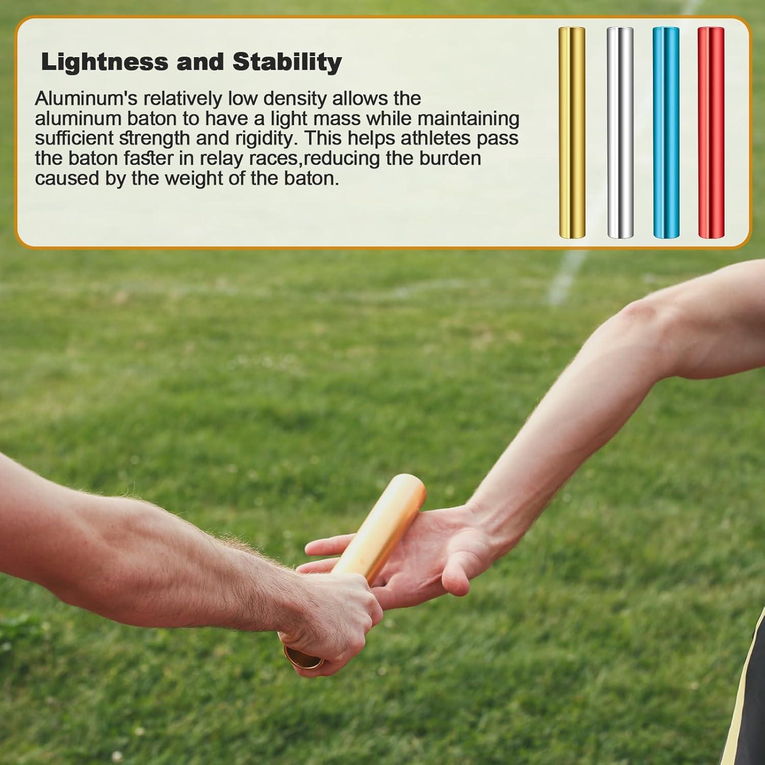 Conjunto de 4 Testigos de Relevo Supvision Aluminio Livianos