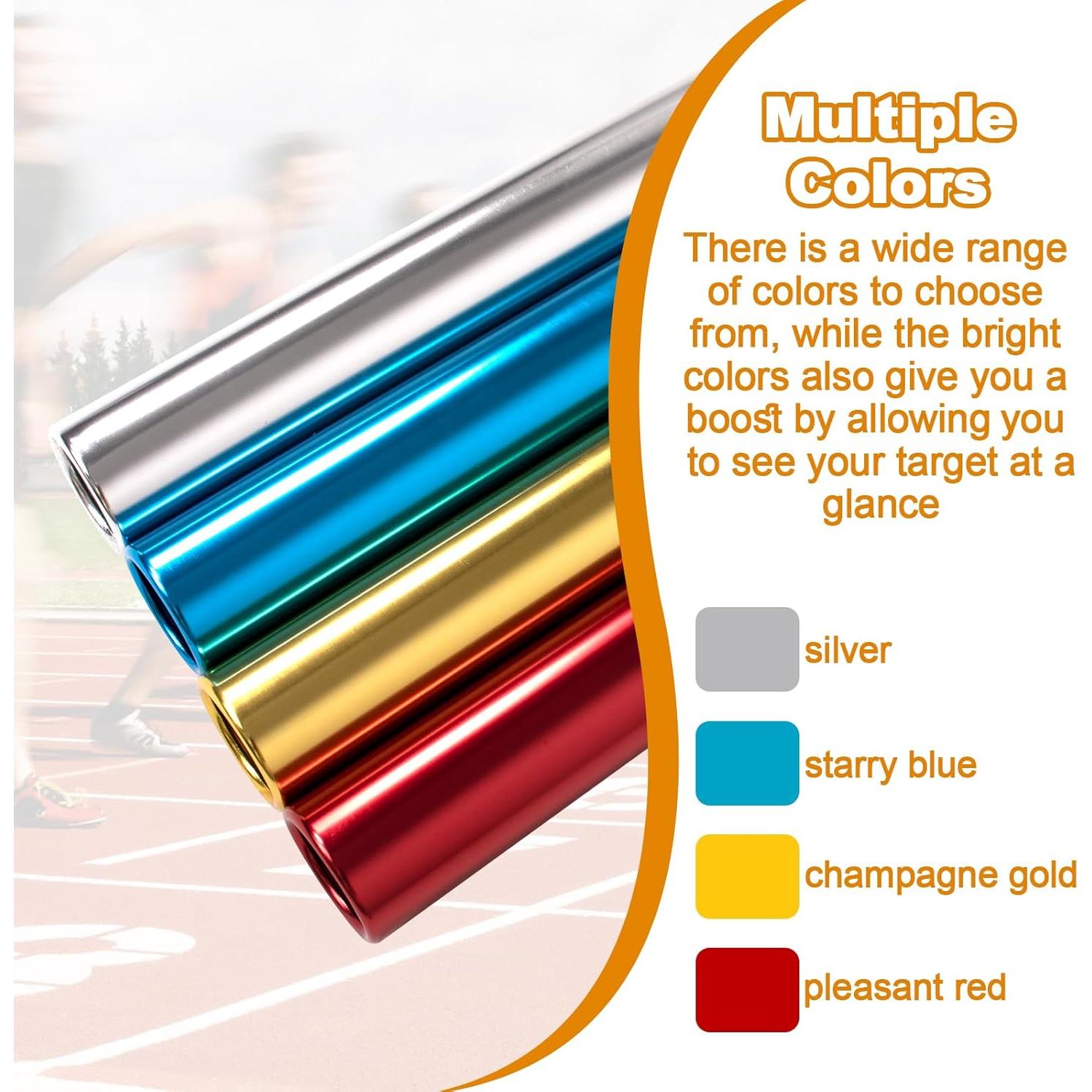 Conjunto de 4 Testigos de Relevo Supvision Aluminio Livianos