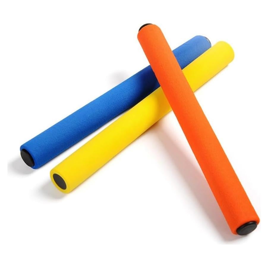 Bastones de Relevos KICKEEP - Paquete de 3, 30 cm, Color Mezclado