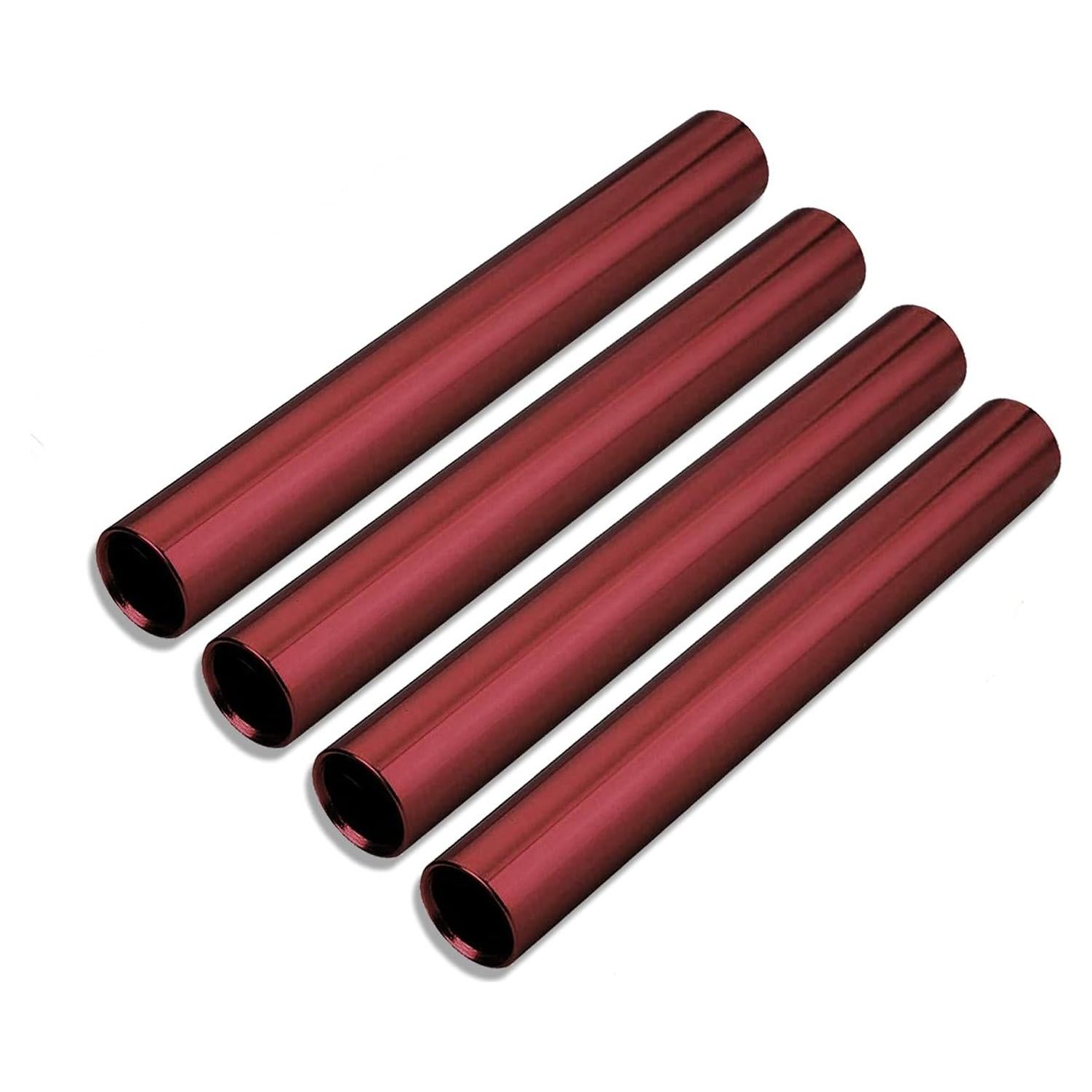Bastones de Relevo de Aluminio Anodizado XMWangzi 4 Pcs 29 cm
