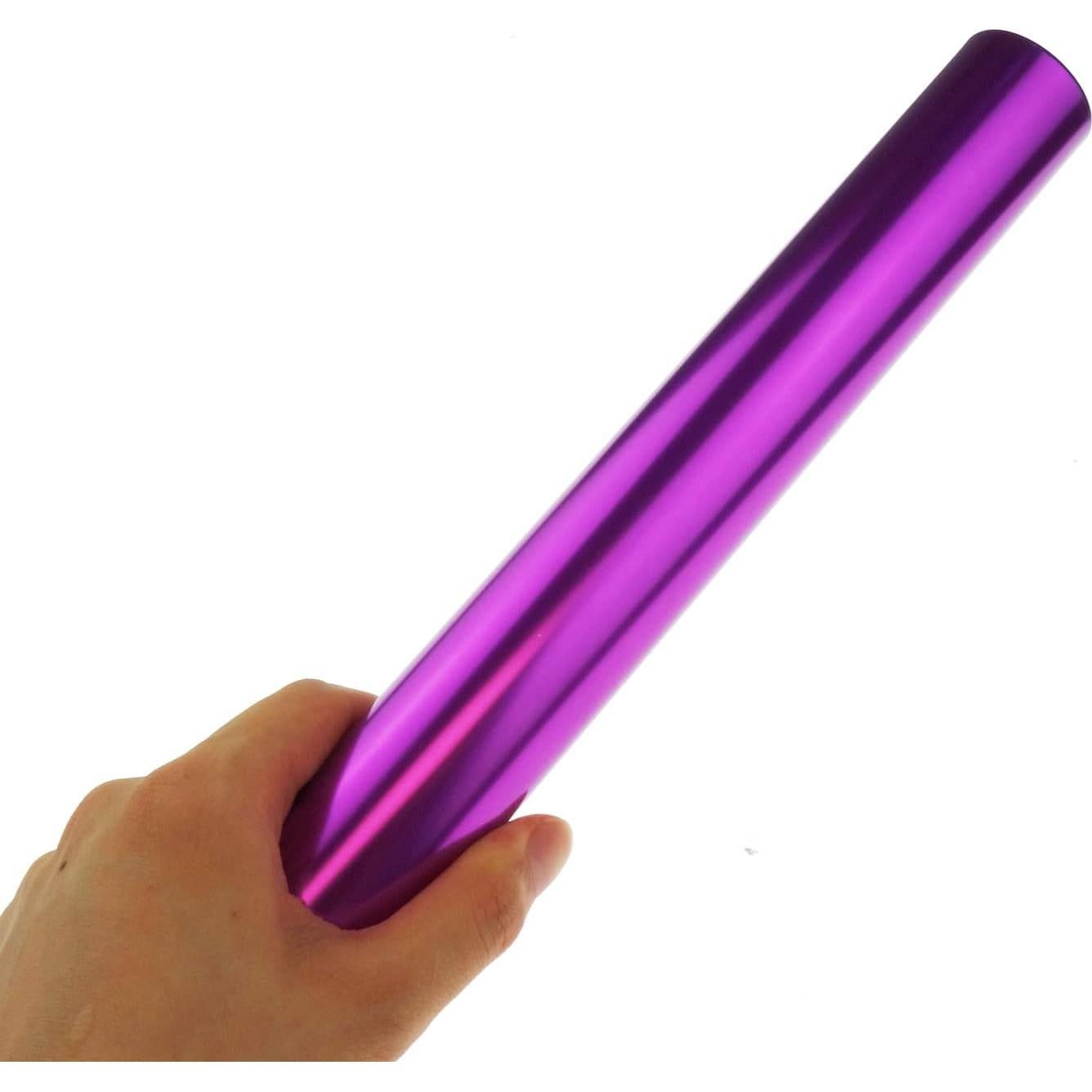 12 Bastones de Relevo de Aluminio Miokun 30 cm 6 Colores