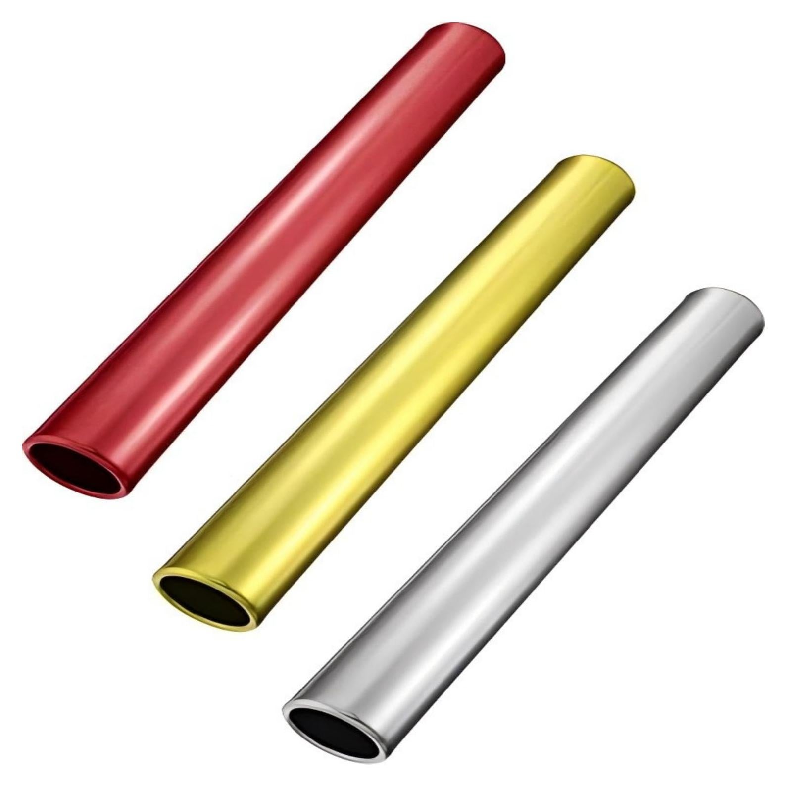 Testigos de Relevo de Aluminio Zhehao 3 Piezas 30 cm