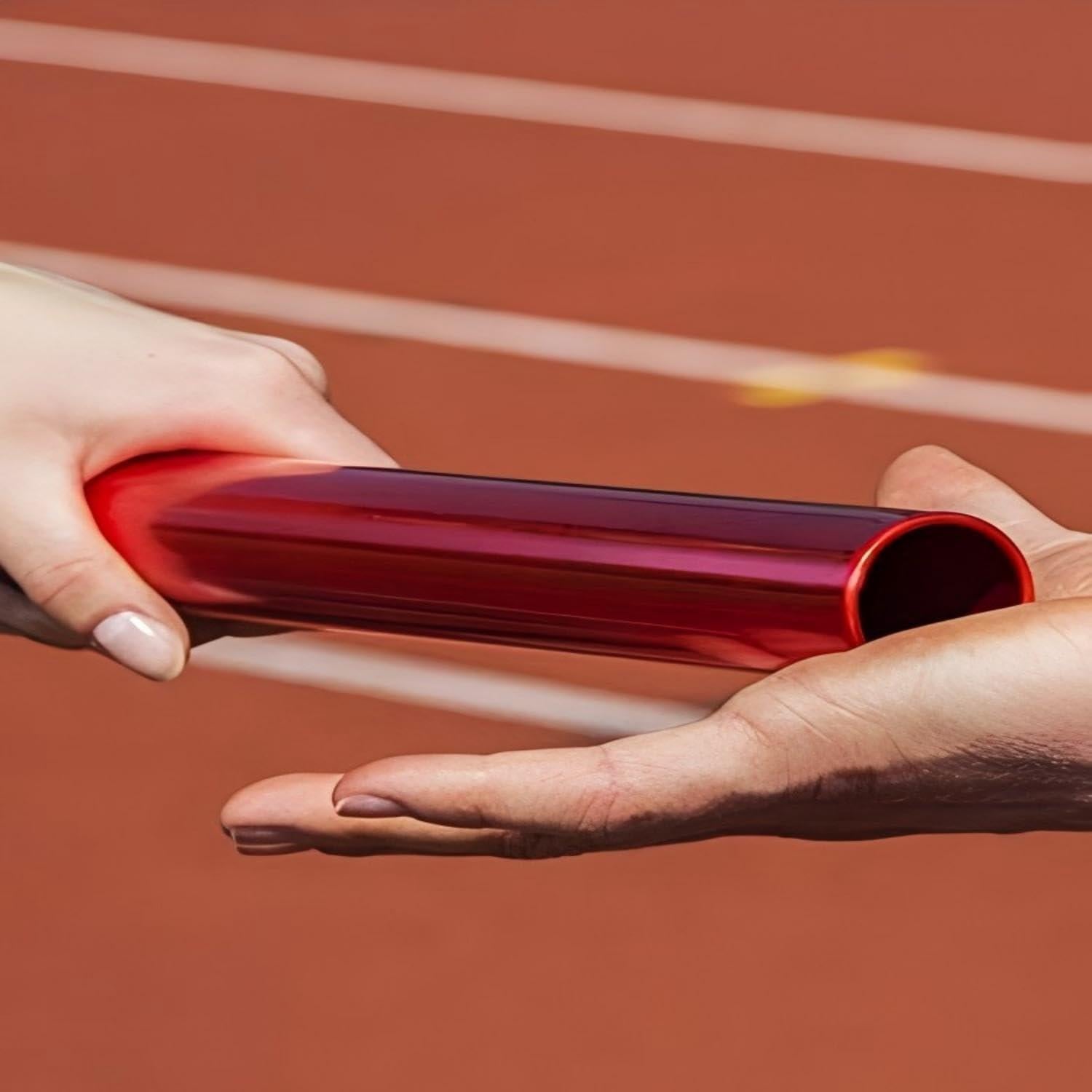 Testigos de Relevo de Aluminio Zhehao 3 Piezas 30 cm