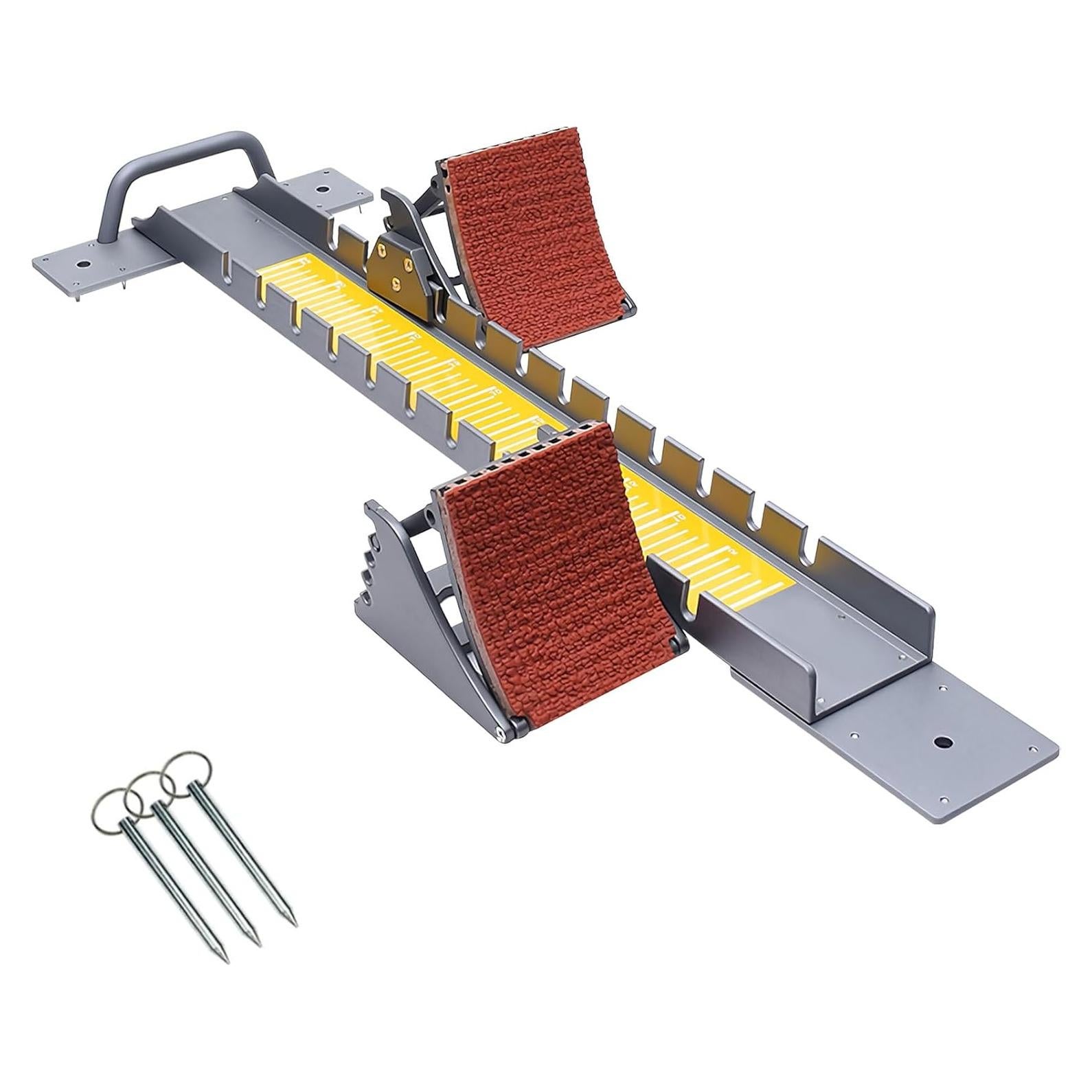 Bloques de Salida de Aluminio Supvision 35in Ajustables Amarillo
