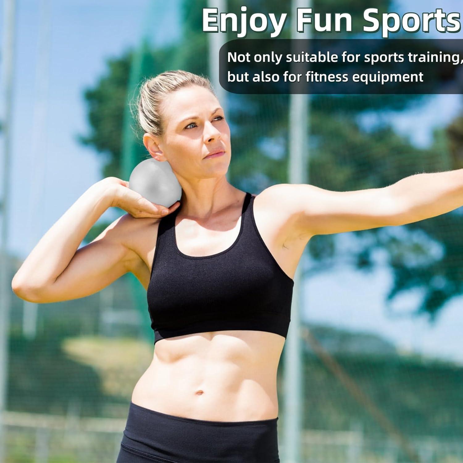 Juego de 2 Discos y Bala de Peso Covzoe 4 kg y 1 kg