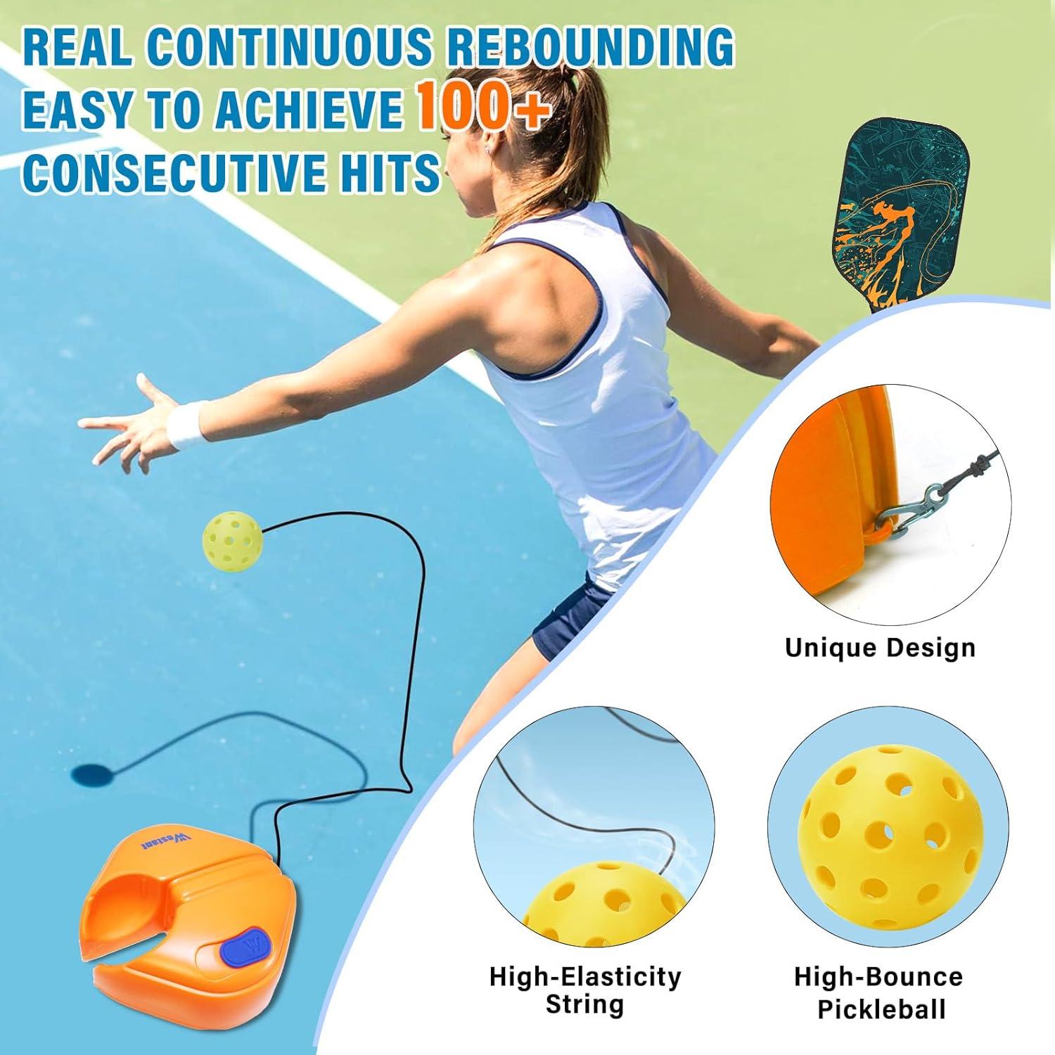 Entrenador Rebotador de Pickleball Westant MBPT2024OR con 2 Pelotas