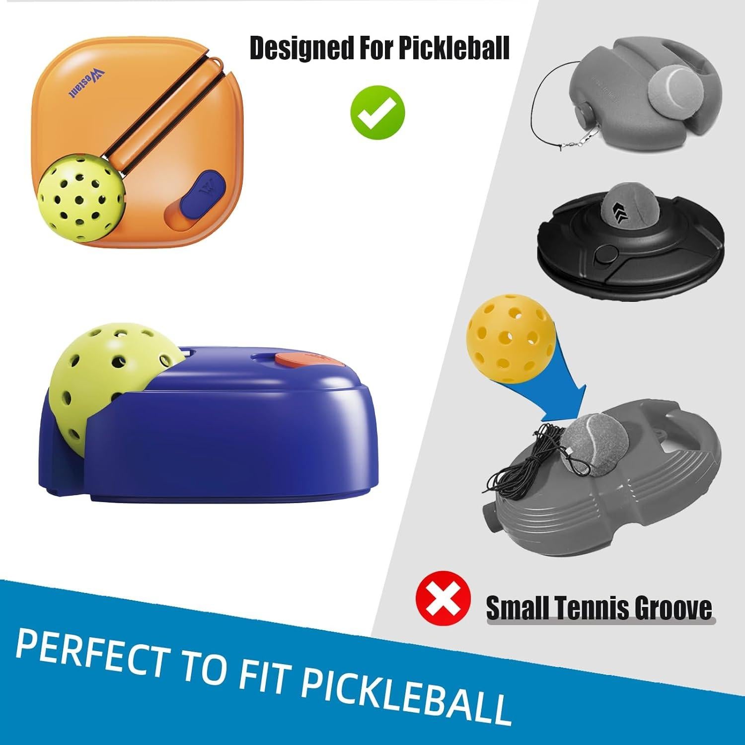 Entrenador Rebotador de Pickleball Westant MBPT2024OR con 2 Pelotas