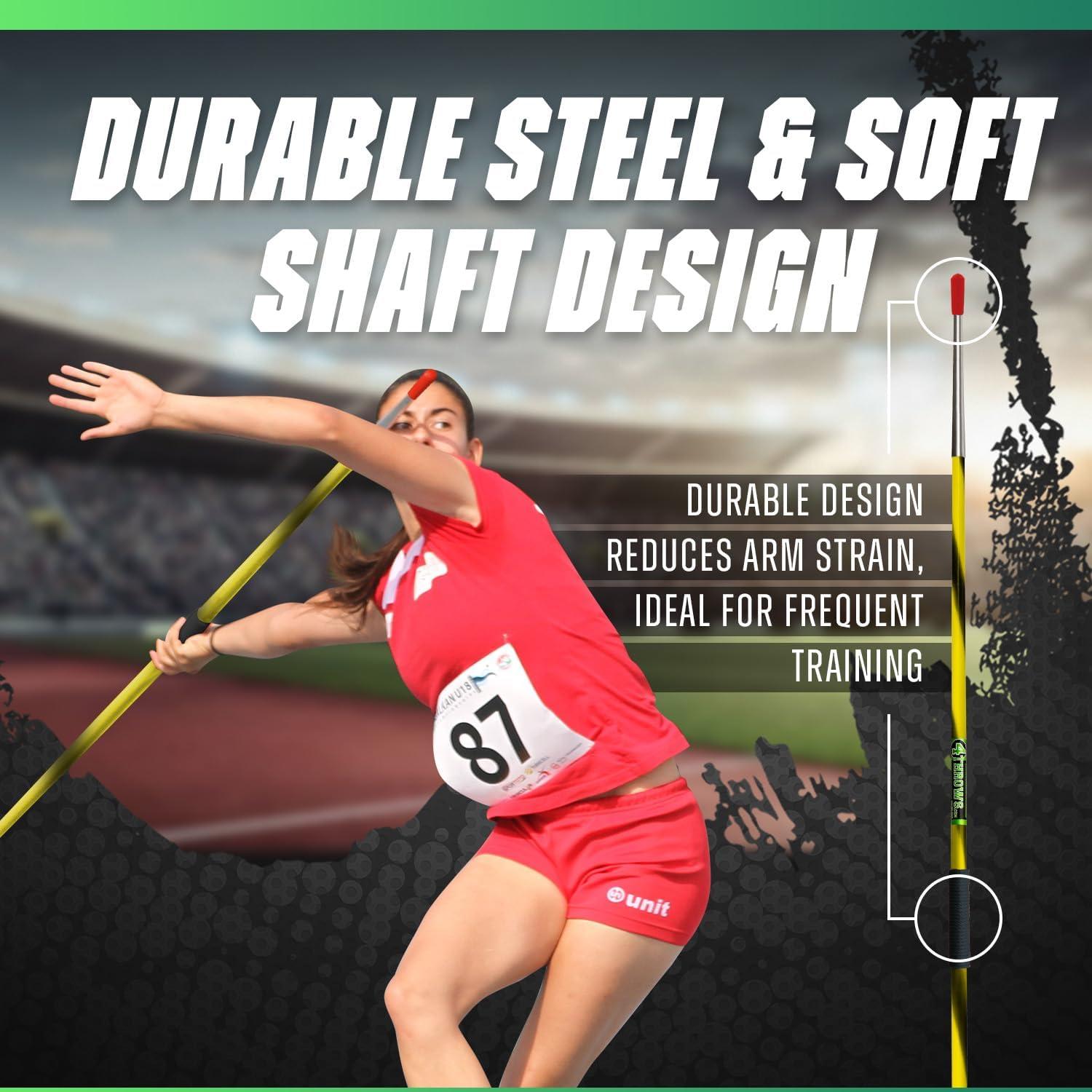 Jabalina de Competencia 600g 4THROWS Aluminio Azul para Mujeres