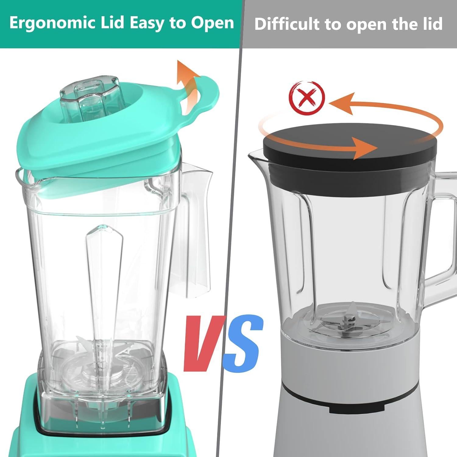 Licuadora OMMO 1800W 3.8L Acero Inoxidable Libre BPA