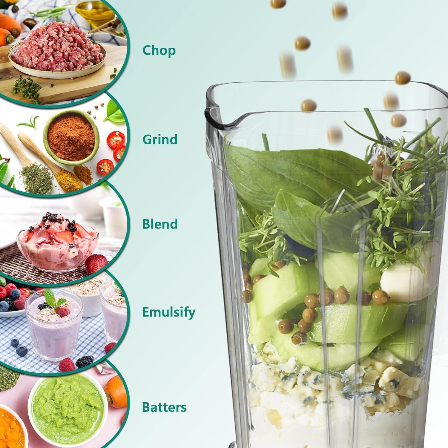 Licuadora OMMO 1800W 3.8L Acero Inoxidable Libre BPA