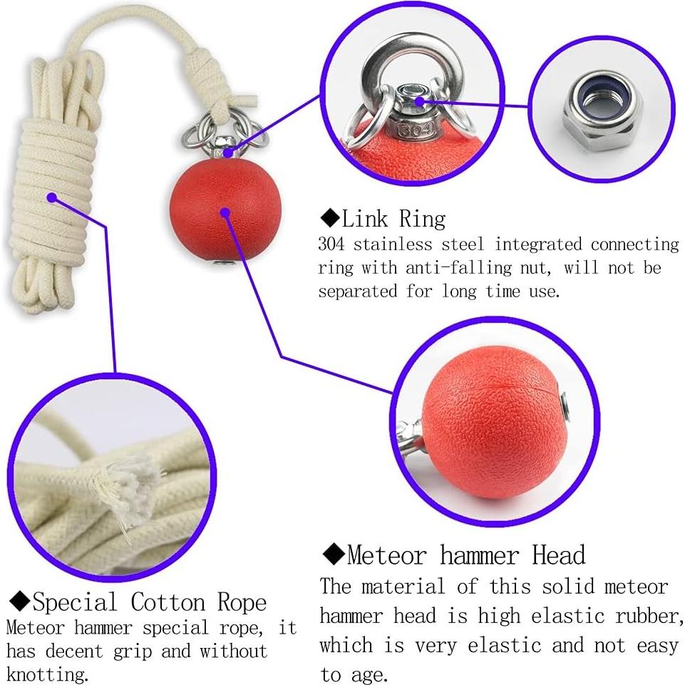 Martillo Meteorito de Goma PHYSKOW para Artes Marciales 250g