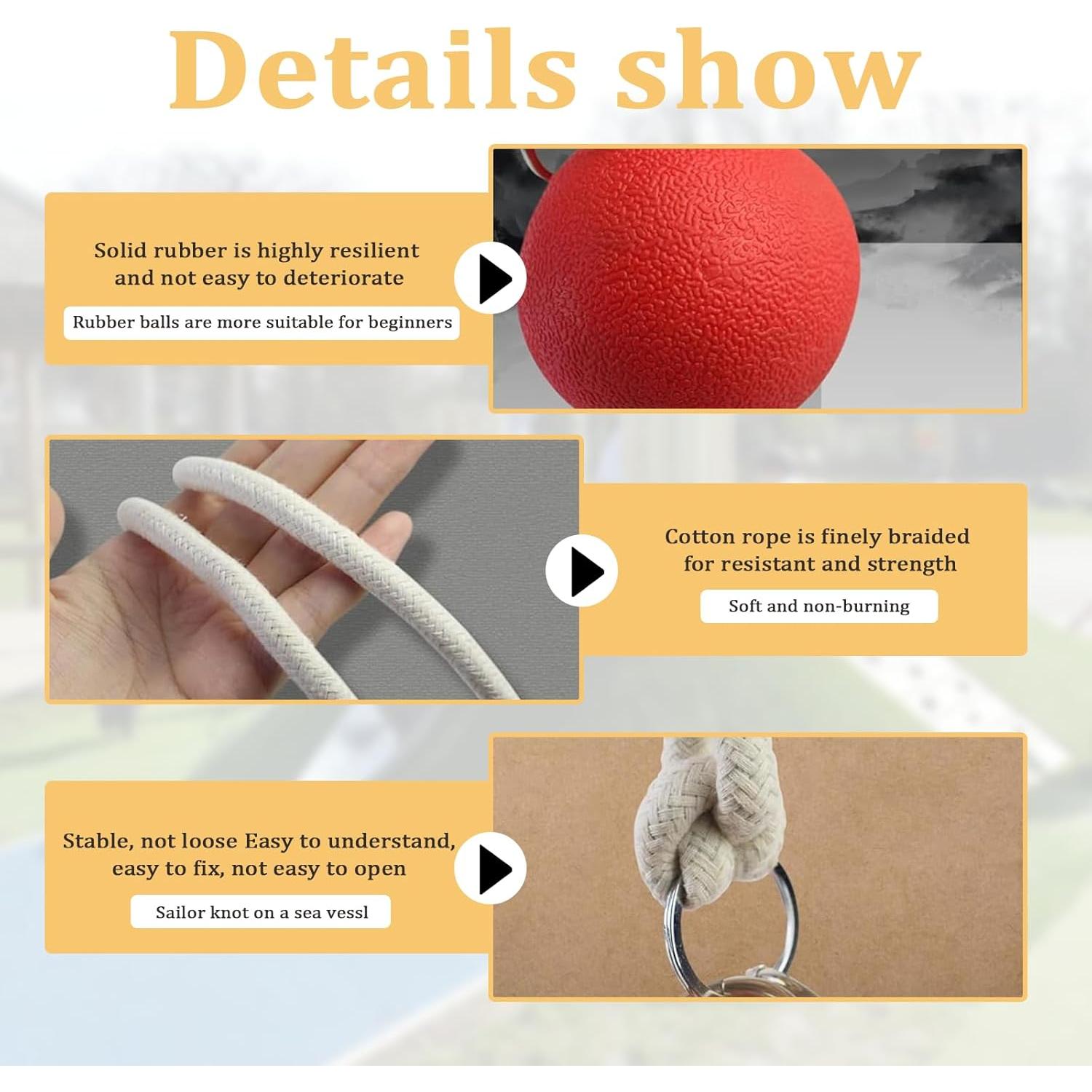 Martillo Meteorito de Cuerda Xanadued para Artes Marciales