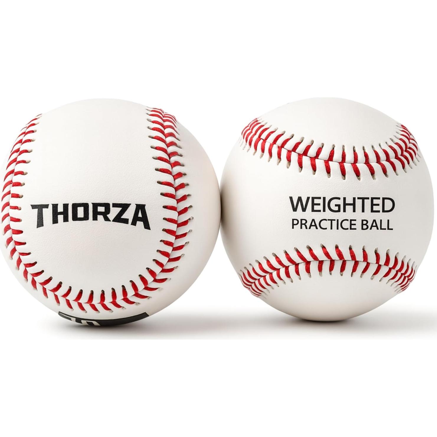 Pelotas de béisbol con peso Thorza - Set de 4 para entrenamiento