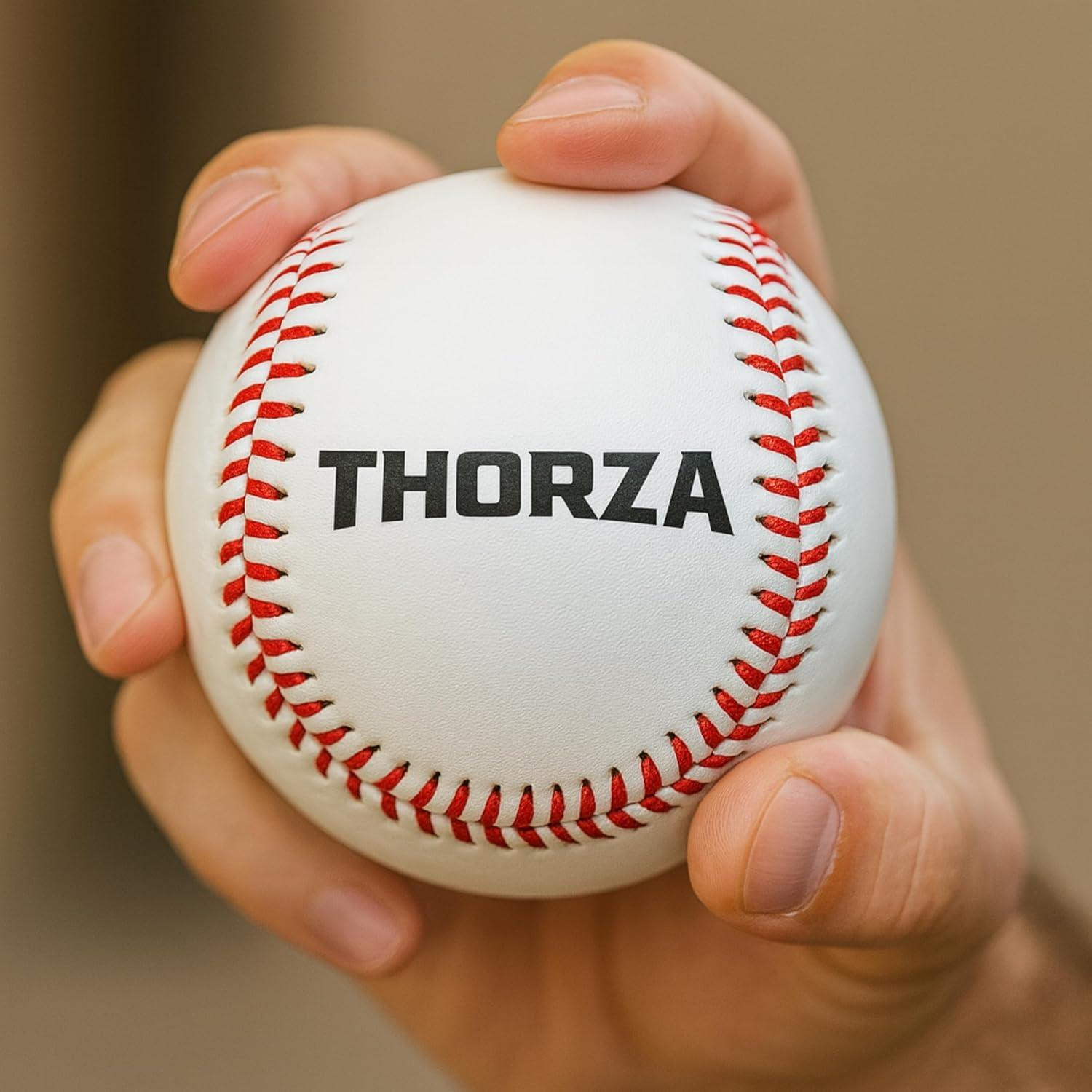 Pelotas de béisbol con peso Thorza - Set de 4 para entrenamiento