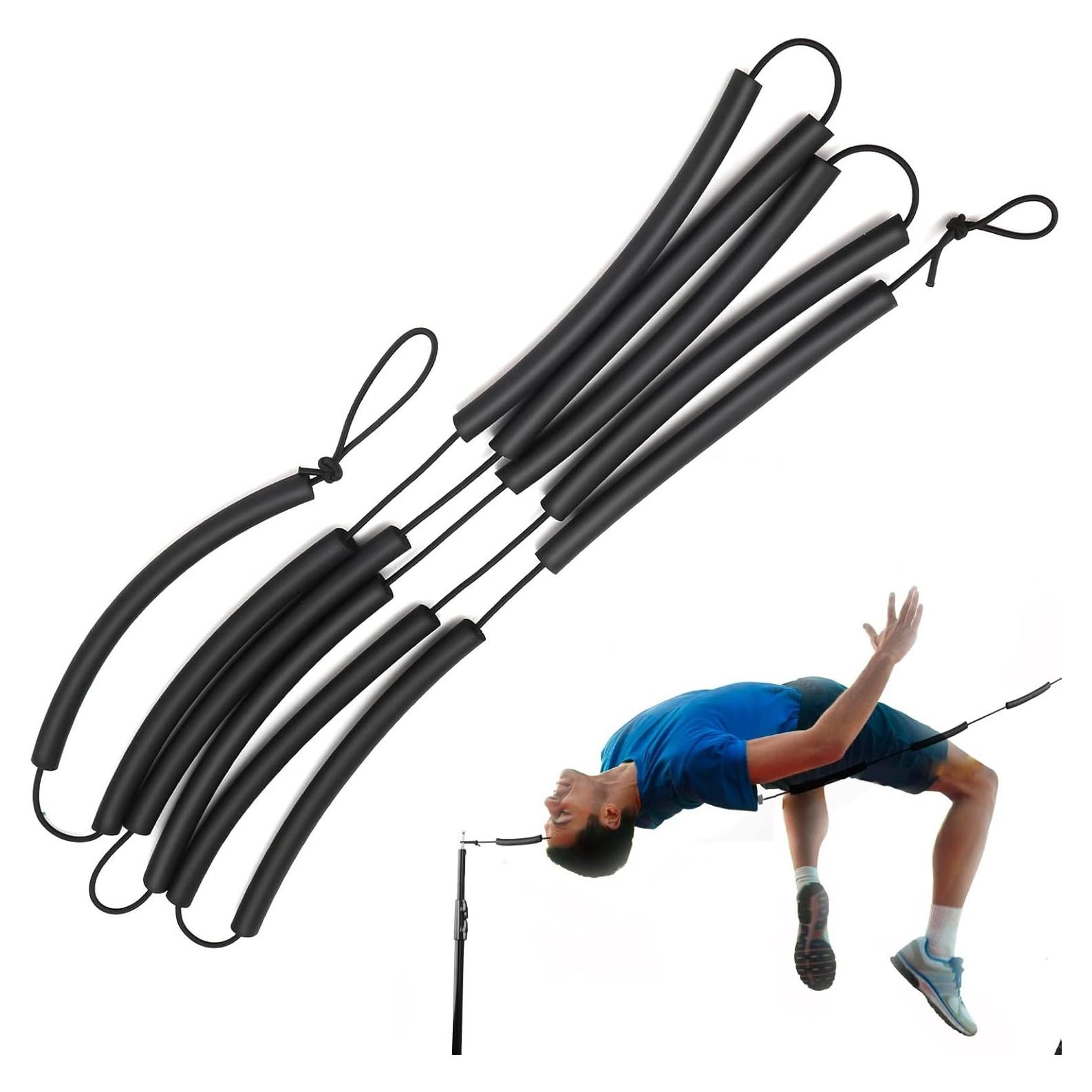 Barra elástica de salto alto TOYMIS 2.5m para entrenamiento