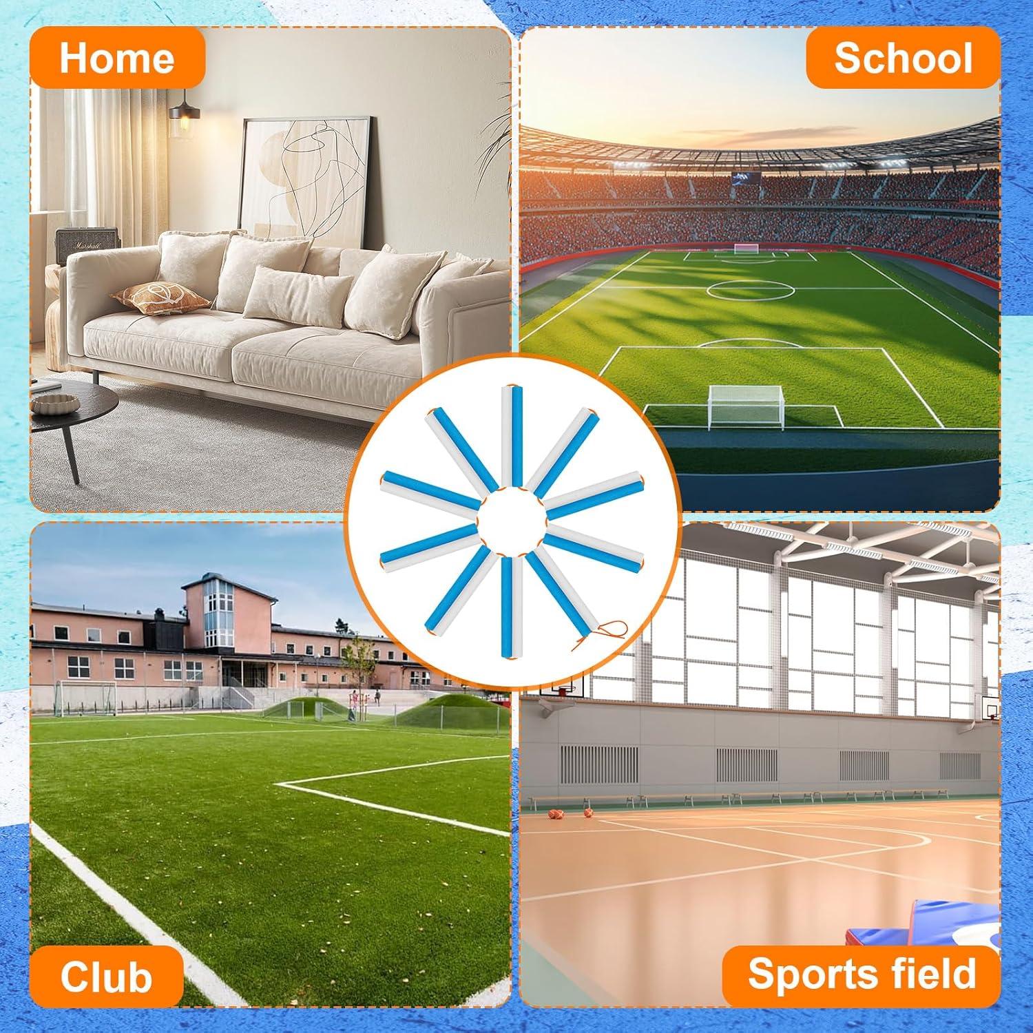 Paquete de 2 Barras Elásticas Meiqidi 10 m Ajustables para Salto