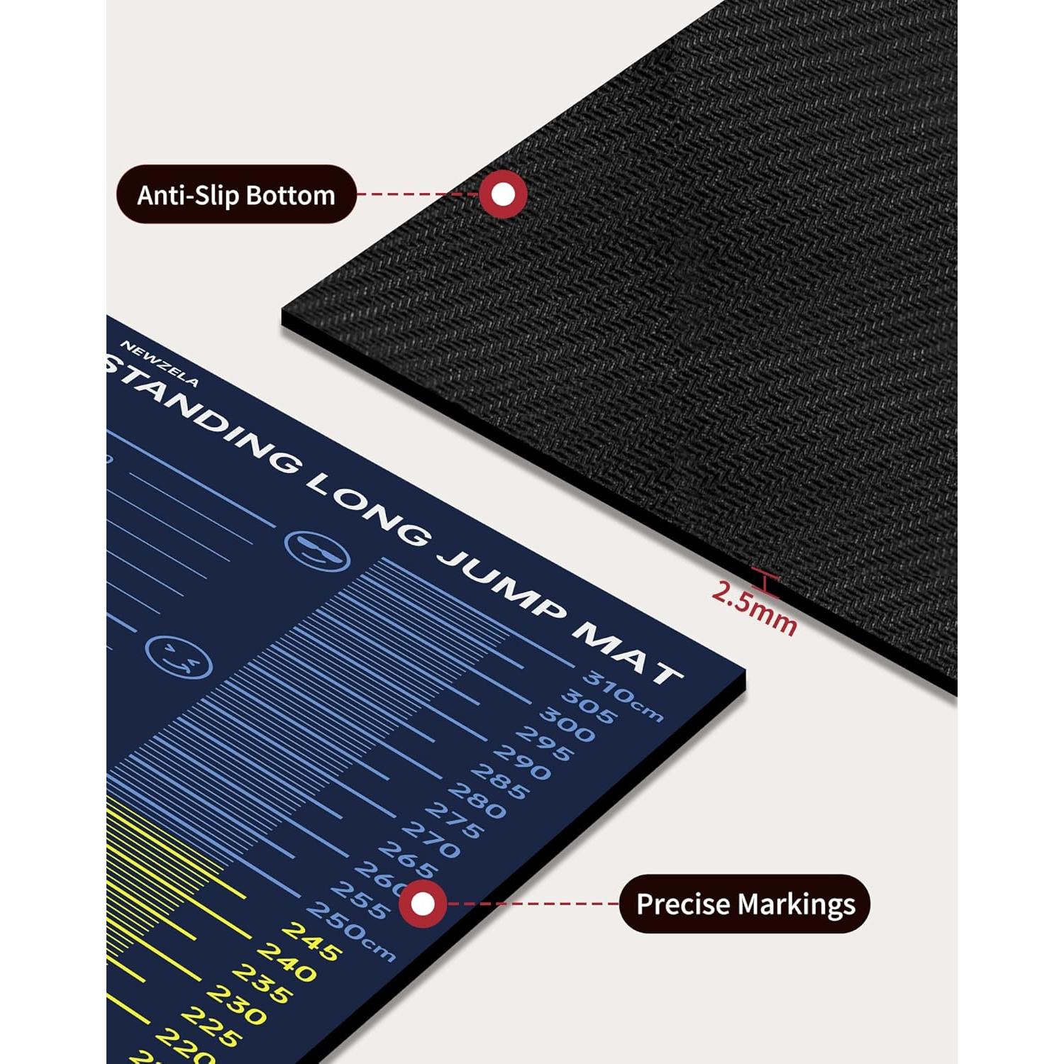 Alfombra de Salto Largo Newzela 3.66m x 0.80m Antideslizante