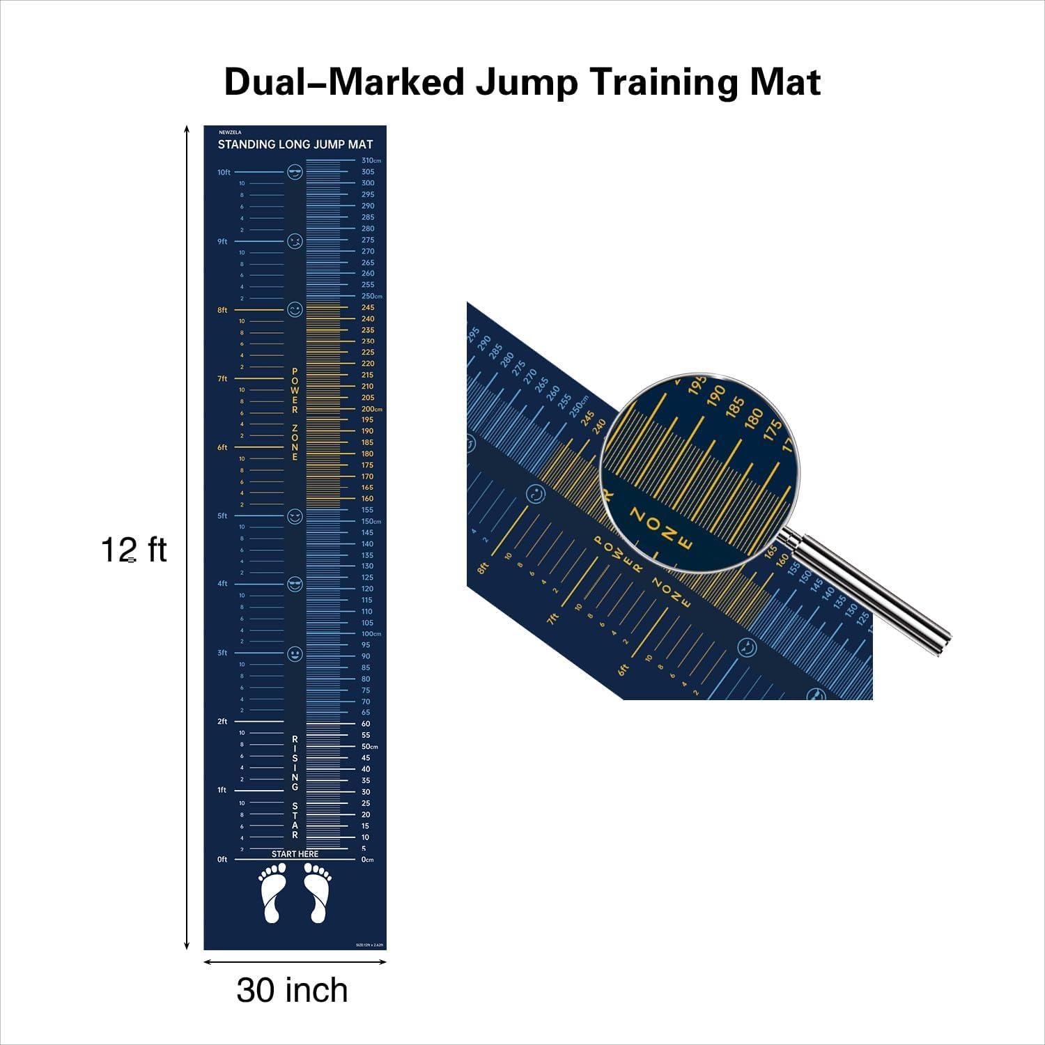 Alfombra de Salto Largo Newzela 3.66m x 0.80m Antideslizante
