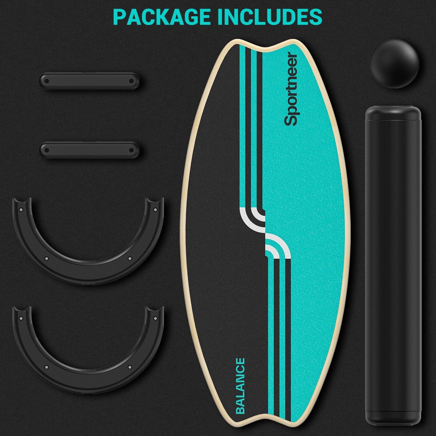 Tablero de Equilibrio Sportneer - Antideslizante 81.3x36.1cm