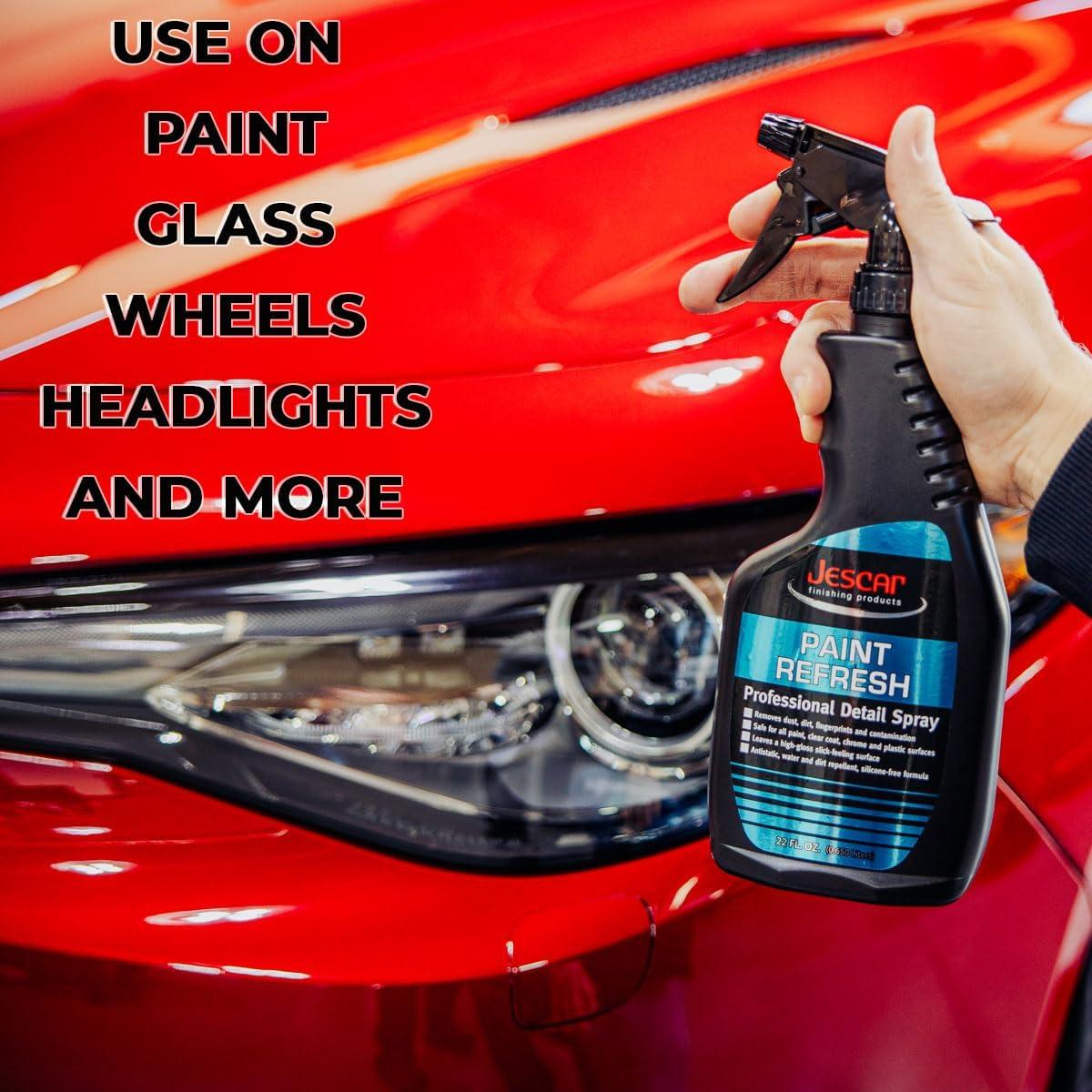 Jescar Paint Refresh Spray 650ml - Detallador Rápido Brillo Alto