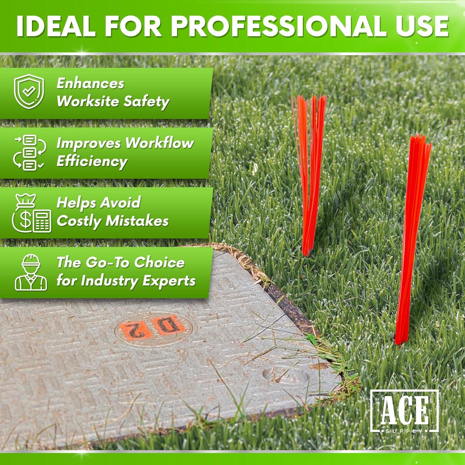 Marcadores de Encuesta ACE Supply Verdes - Paquete de 25