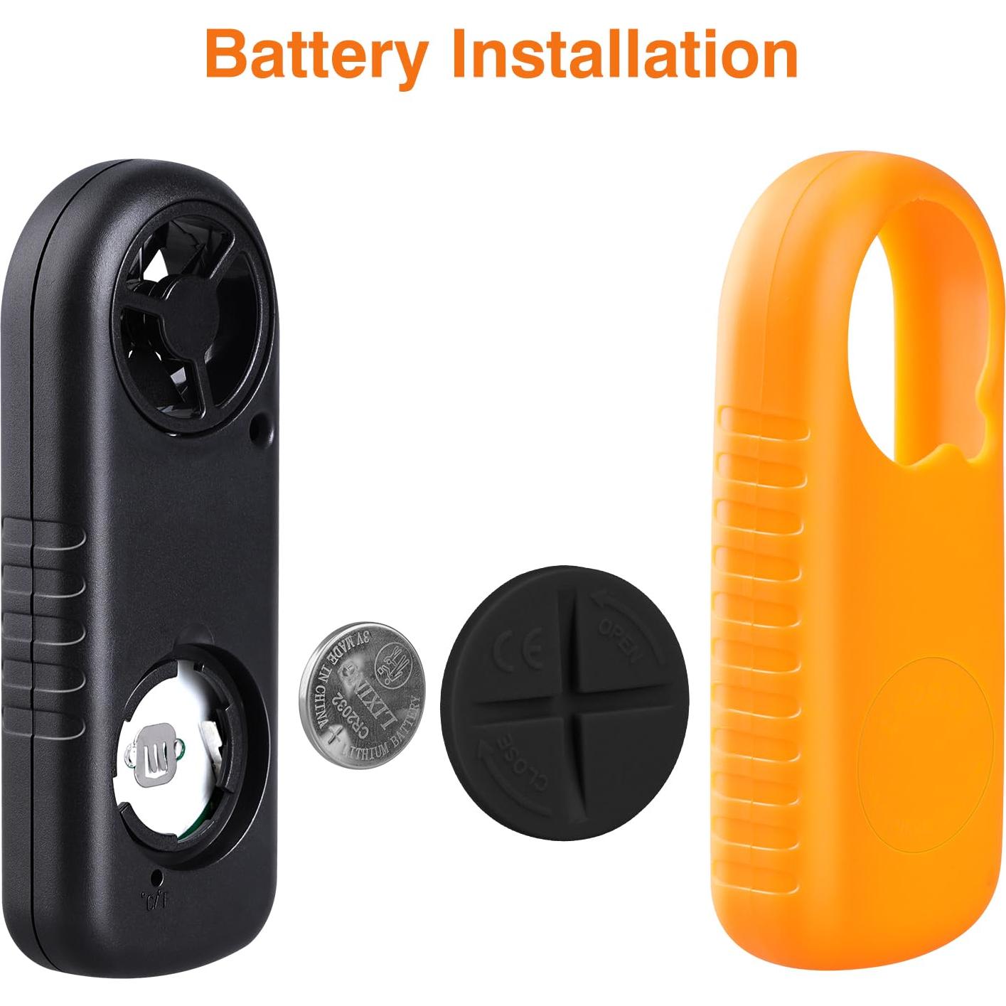 Anemómetro Digital de Mano XRCLIF - Medidor de Viento y Temperatura