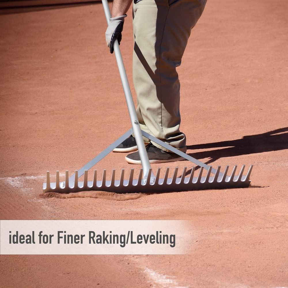 Rastrillo de Paisaje Colwelt 24 Púas Aluminio 60.96 cm