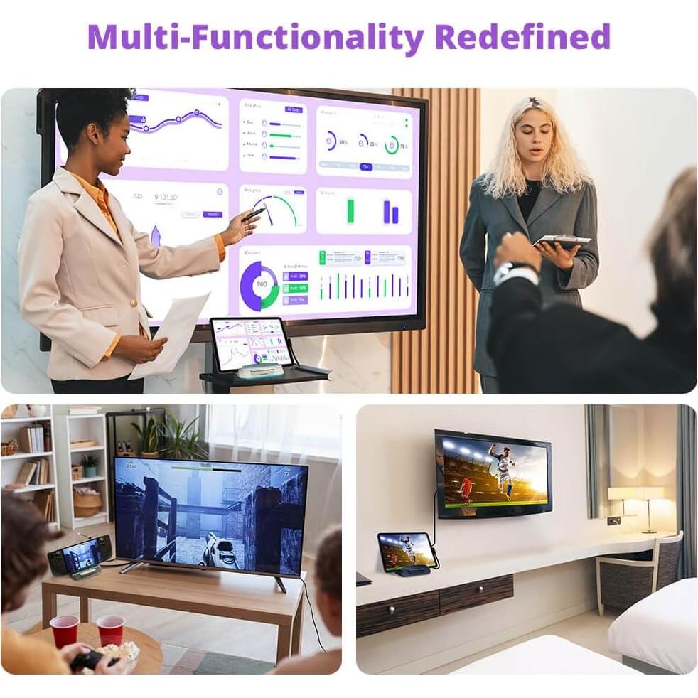 Dock AVerMedia X'TRA GO GC515 HDMI 4K 60Hz Carga USB-C