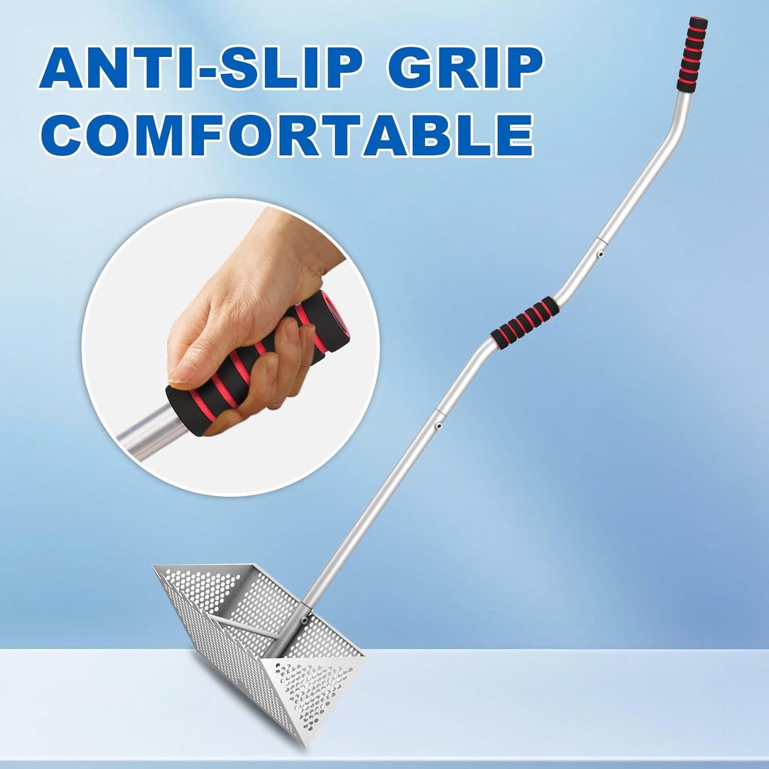 Rastrillo de playa Arejonner HM11 con tamiz de arena 40.64 cm