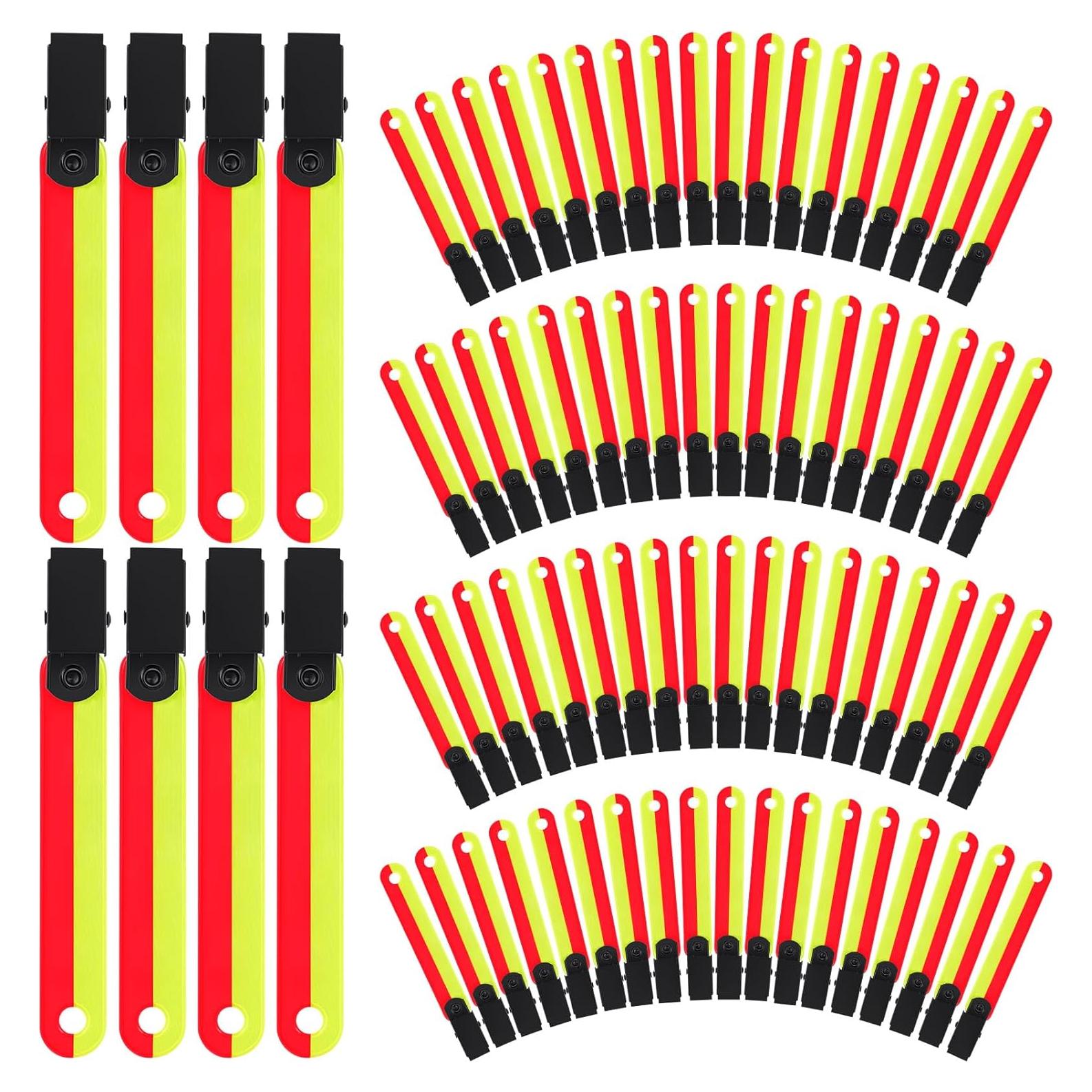 Marcadores de Sendero Reflectantes Copkim 72 Pcs Alta Visibilidad