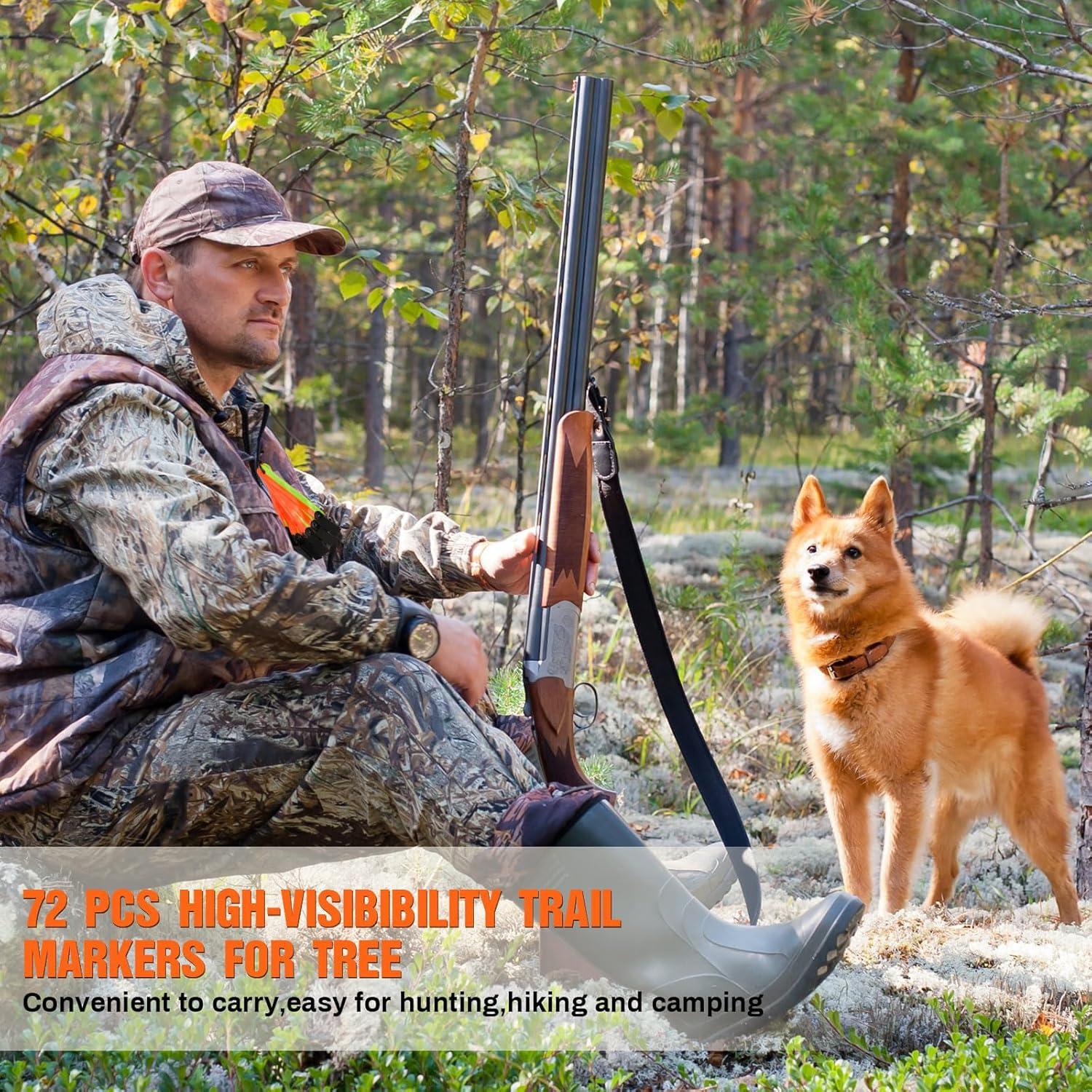 Marcadores de Sendero Reflectantes Copkim 72 Pcs Alta Visibilidad