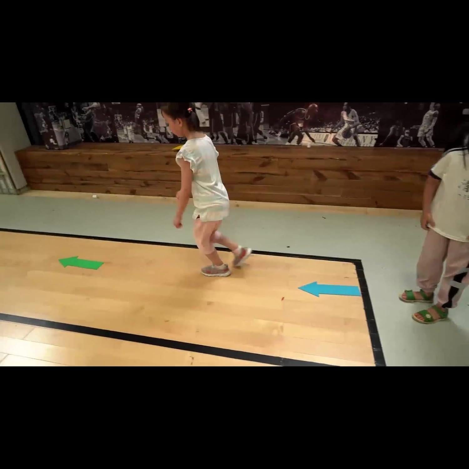 Marcadores de Alfombra Antideslizantes Eco Walker - Set de 6 Flechas Coloridas