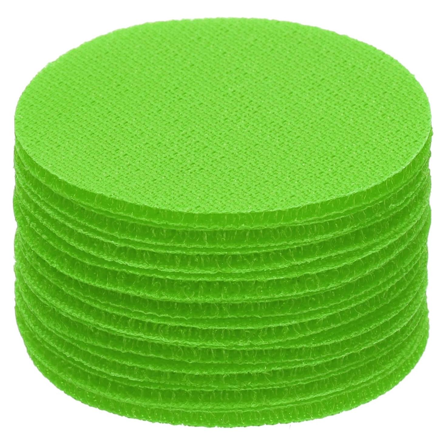 Puntos Marcadores de Alfombra PATIKIL 5cm Verde - Paquete 48