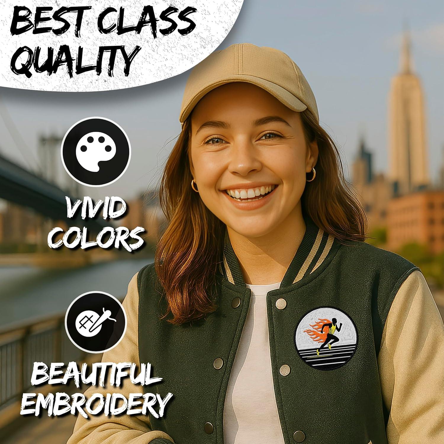 Parche Bordado Deportivo Multicolor No Thorns Media 7.6cm